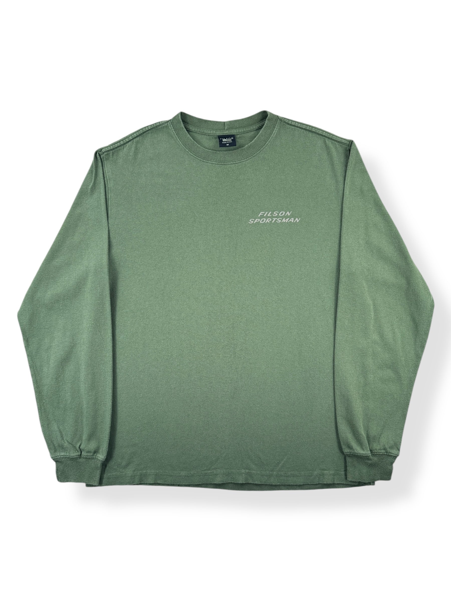 Front of Filson Sportsman Long Sleeve Tee SZ M