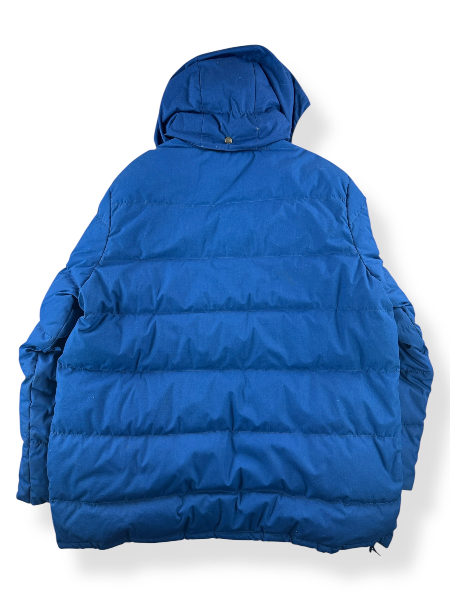 Back of Vintage Eddie Bauer Blue Down Parka SZ XL