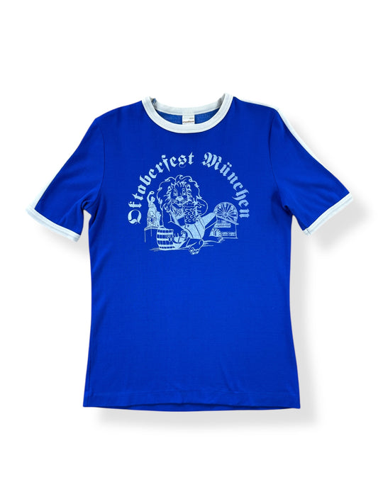 Front of Vintage Oktoberfest German Ringer Tee SZ M