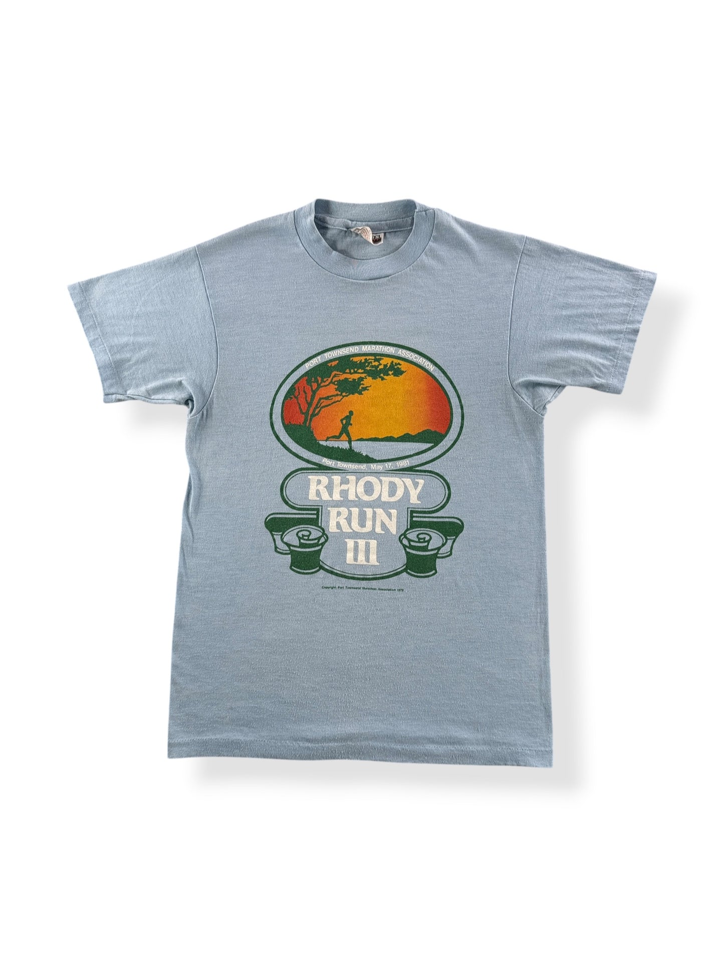 Front of Vintage Port Townsend Rhody Run Tee SZ S (Fits XS)