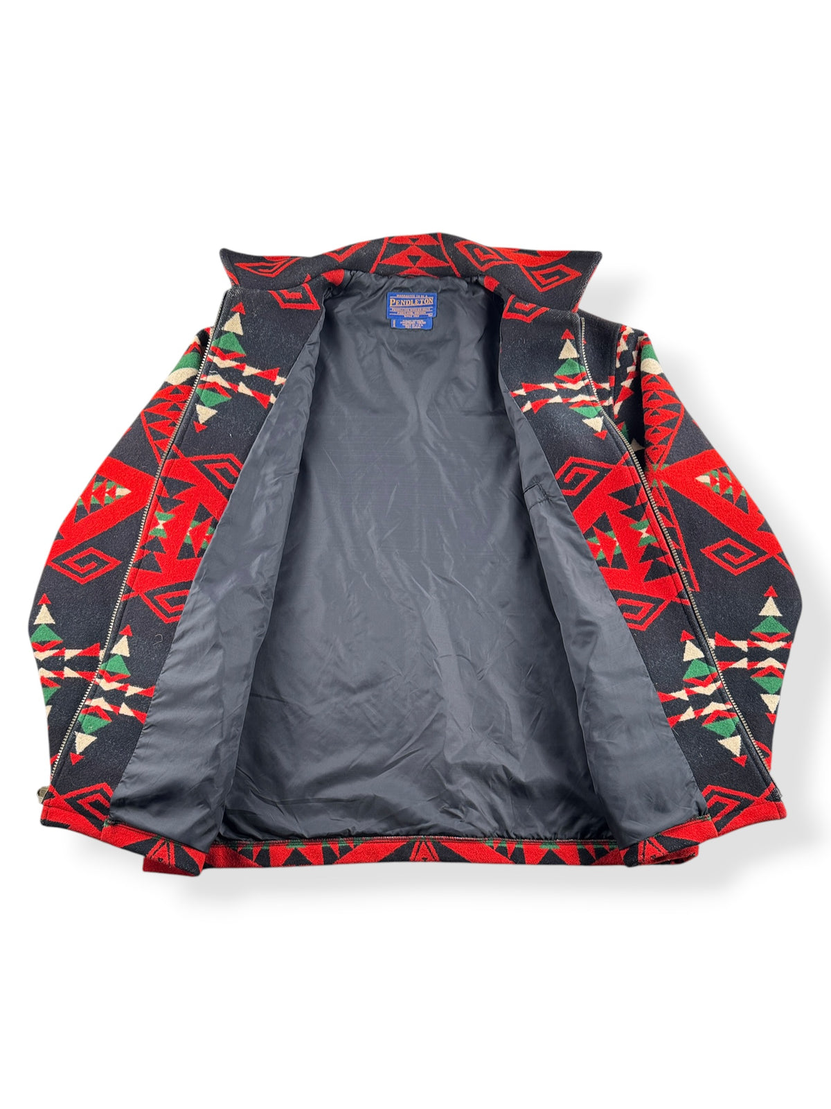 Inside of Vintage 1990s Aztec Pendleton Jacket SZ L