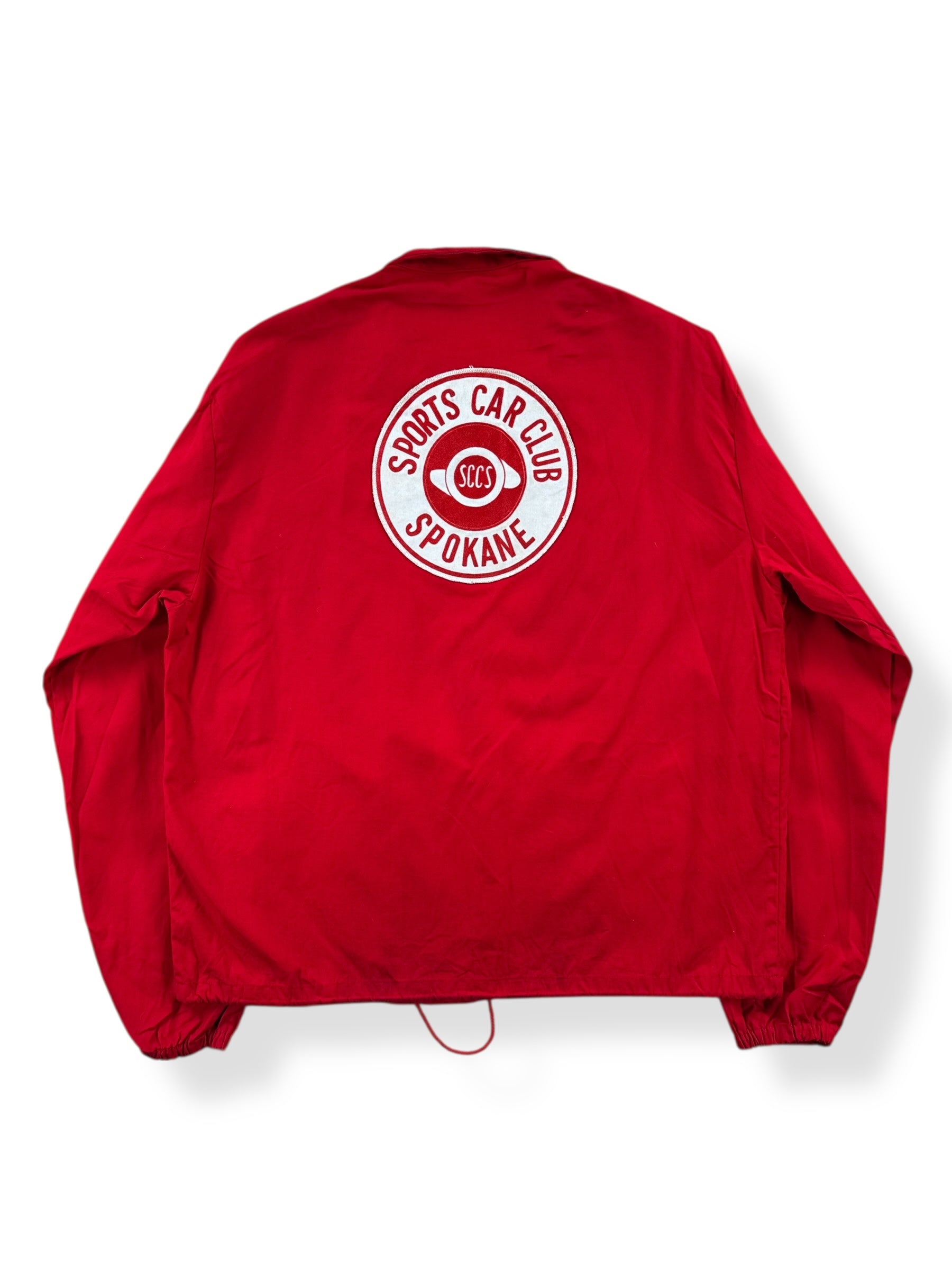 Back of Vintage Sports Car Club of Spokane Jacket SZ M