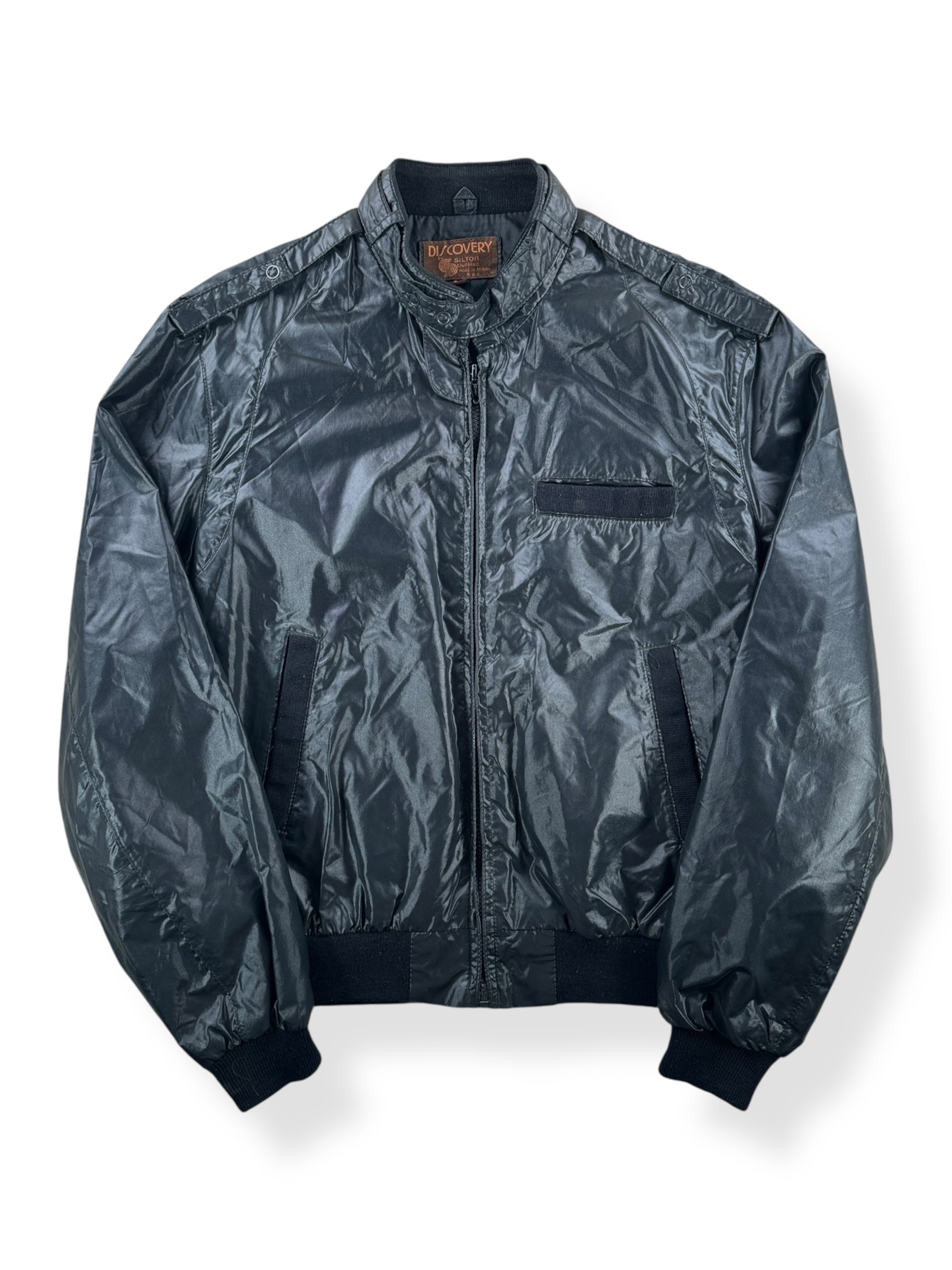 Front of Vintage Budgie Band Jacket SZ M