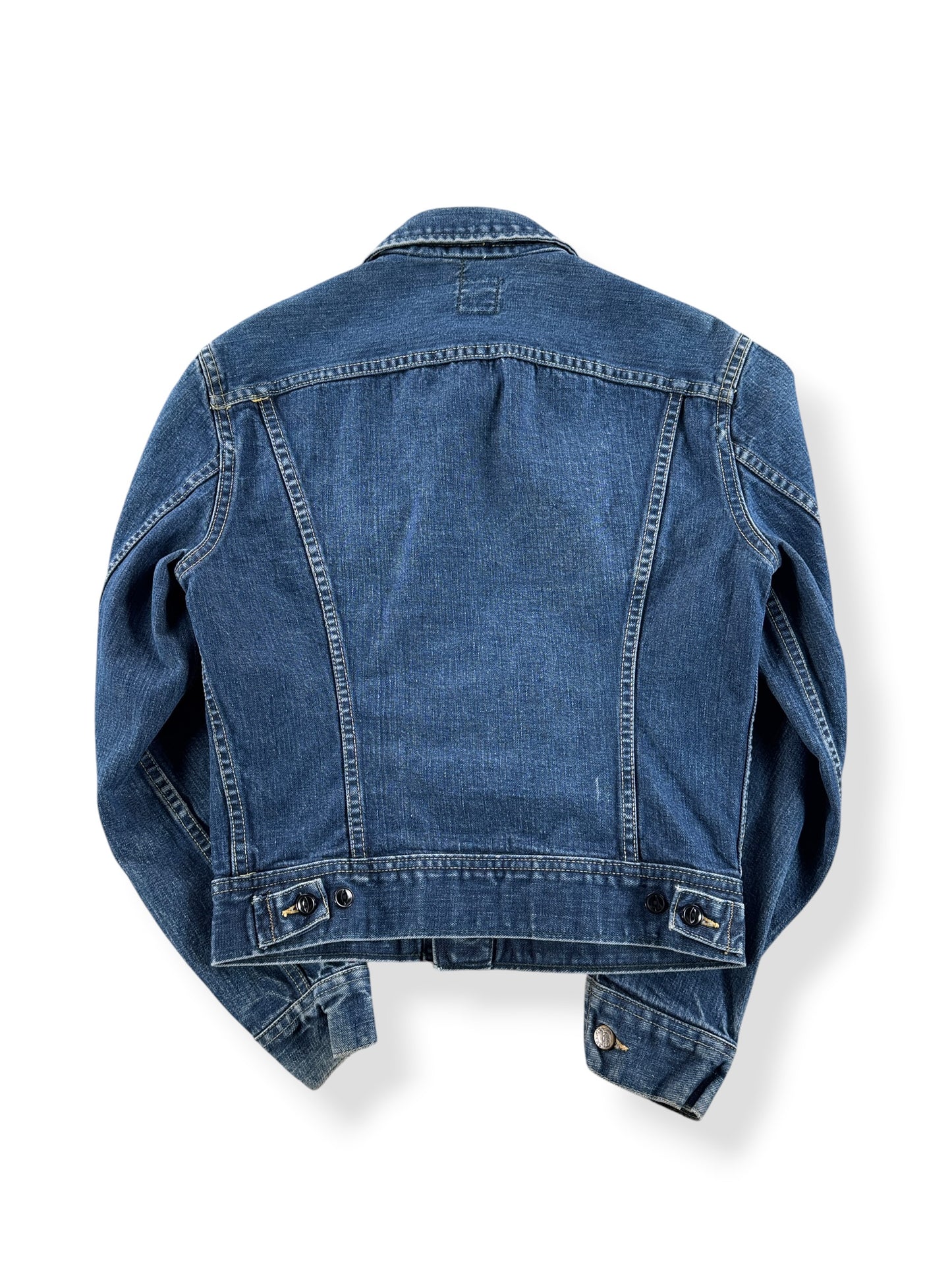 Back of Vintage 70s Era Lee Denim 101-J Jacket SZ 36