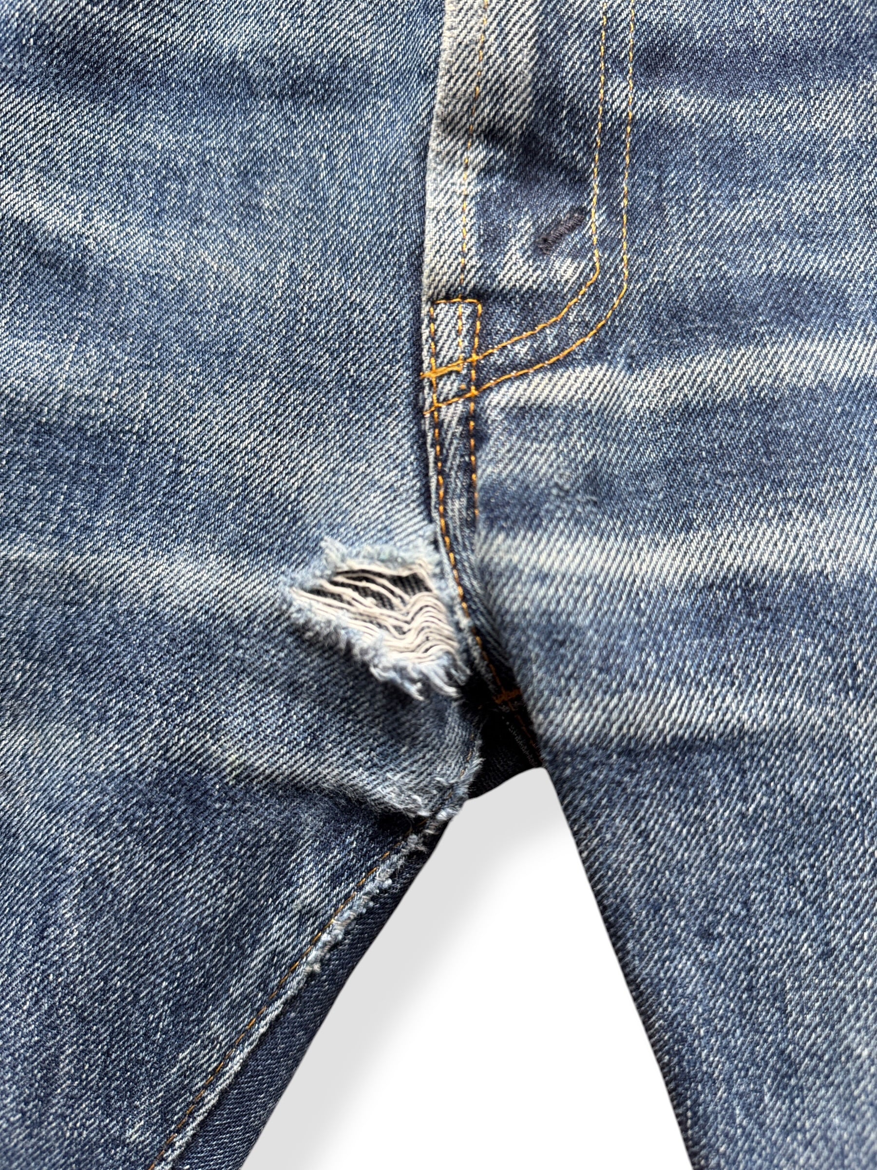 Small crotch blowout on Levi's LVC 501ZXX Jeans W32