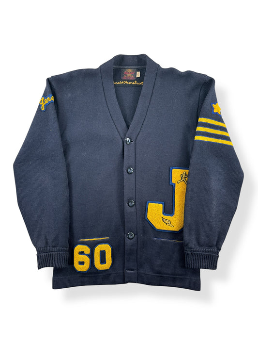 Front of Vintage 1960 Jerald J Kandel Varsity Cardigan SZ S