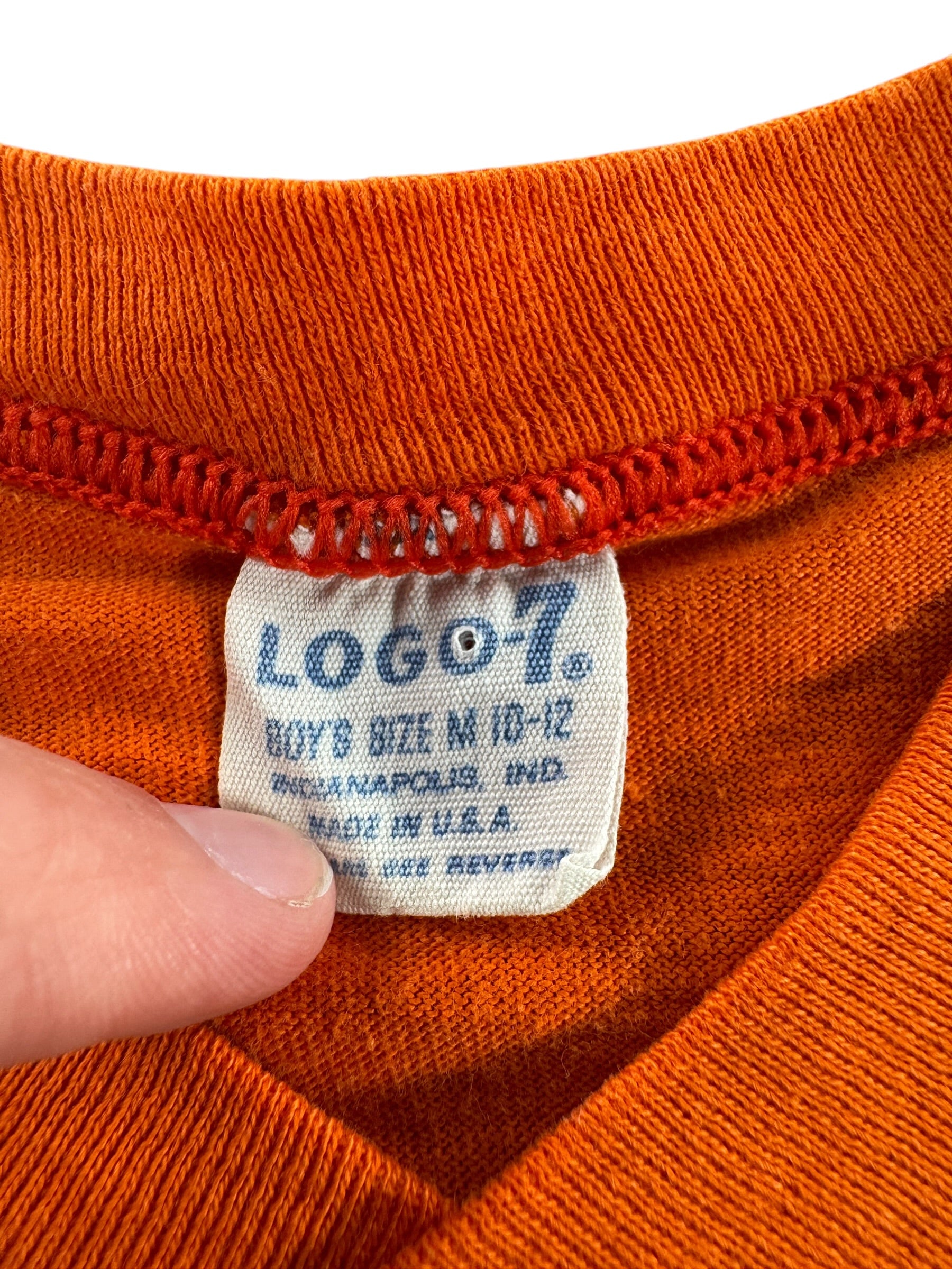 Tag on Vintage Kids Alcatraz Swim Team Tee SZ Boys M (Fits XXS)