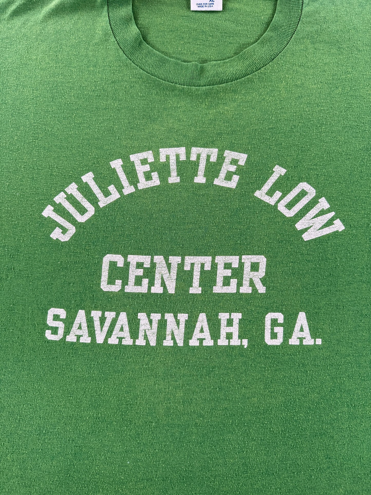 Graphic of Vintage Juliette Low Girl Scout Tee SZ XL