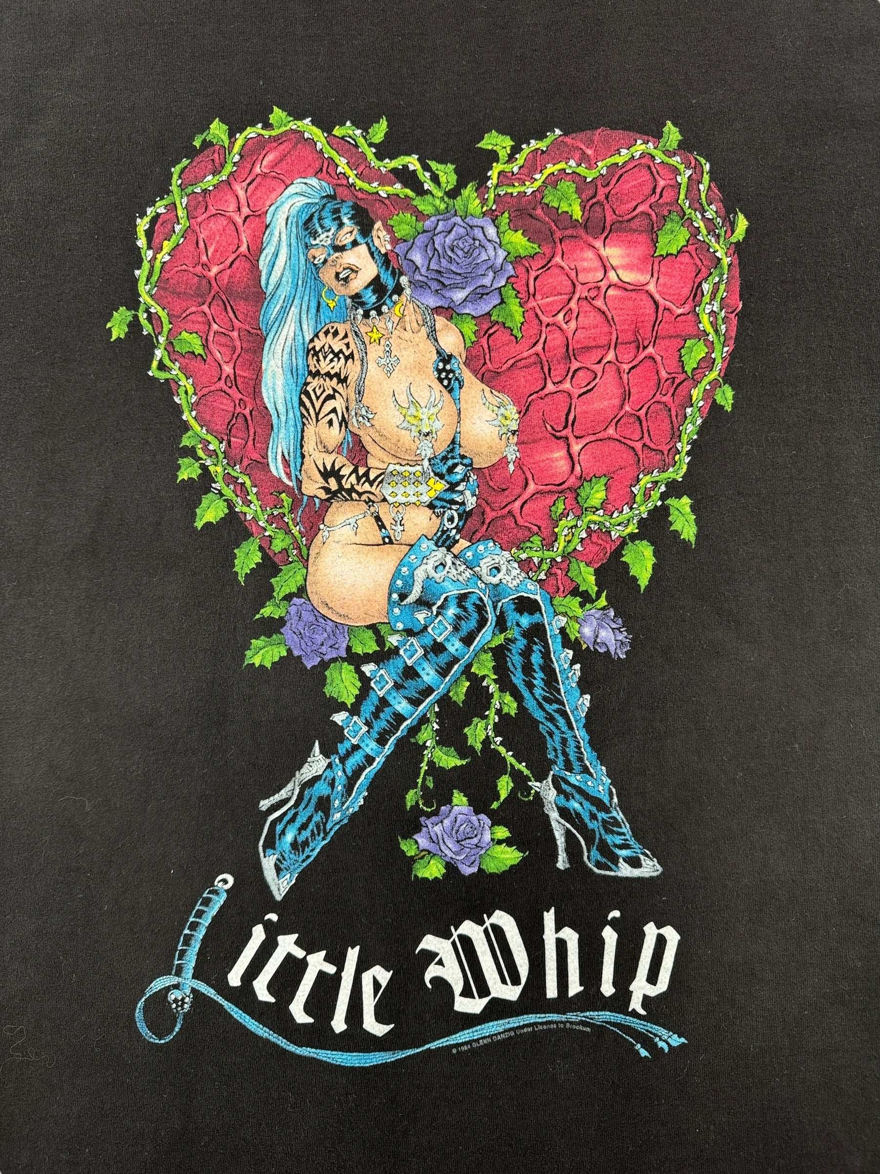 Graphic of Vintage 1994 Danzig Little Whip Tee SZ M