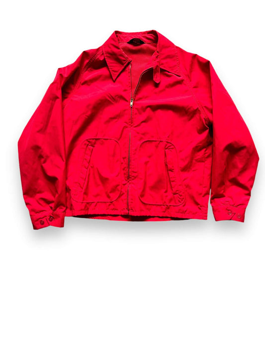 Front View of Vintage Red Sears Jacket SZ L