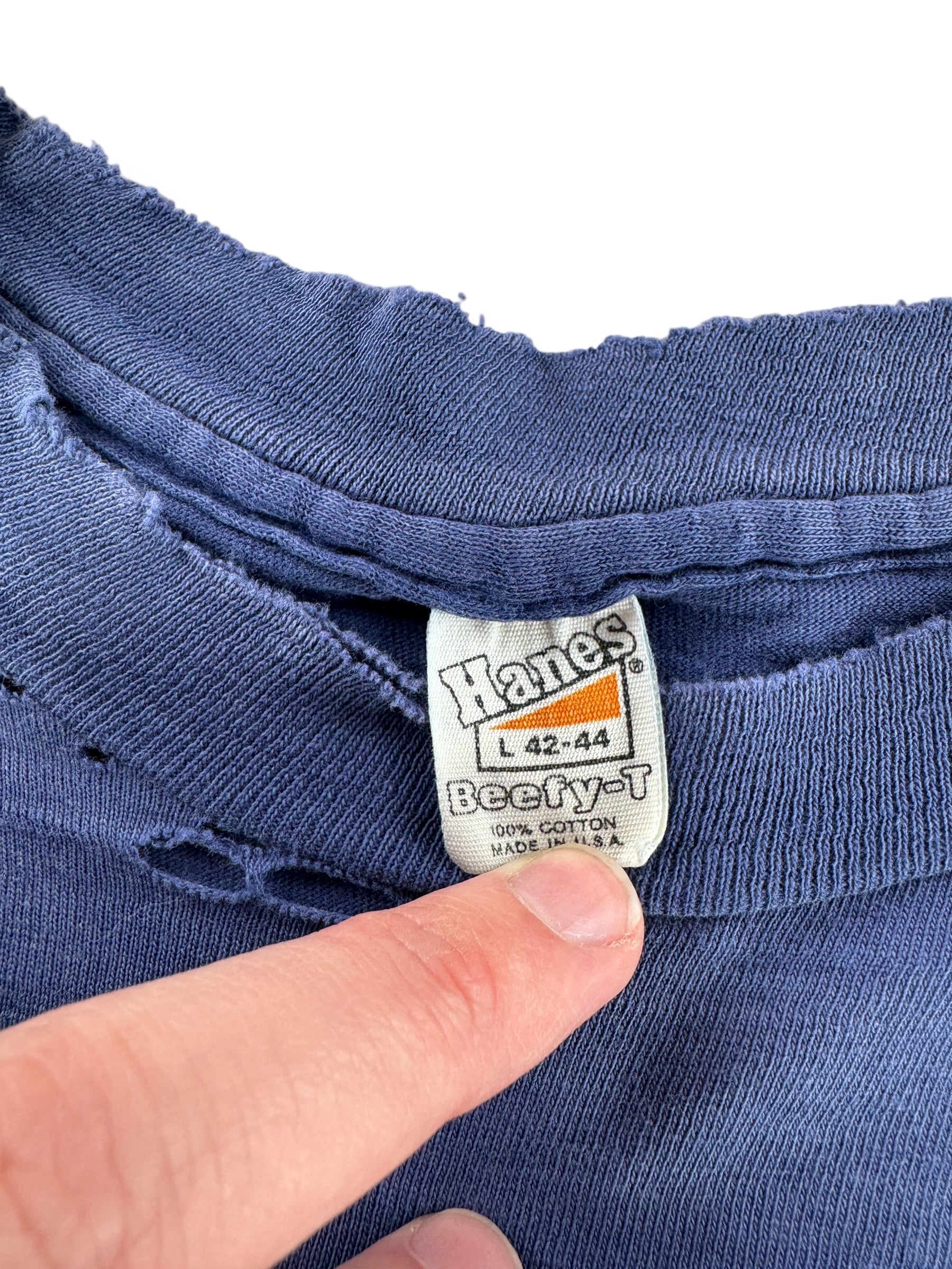 Tag on Vintage 1977 National Running Week Shredder Tee SZ M