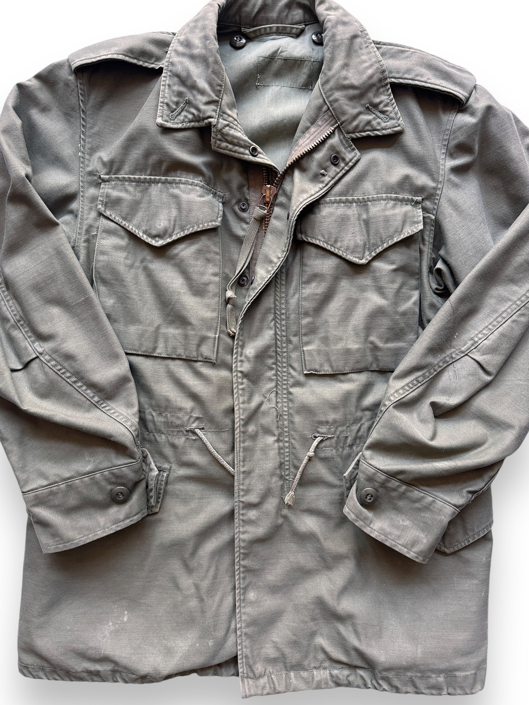 front close up of Vintage M-1951 Field Jacket SZ M