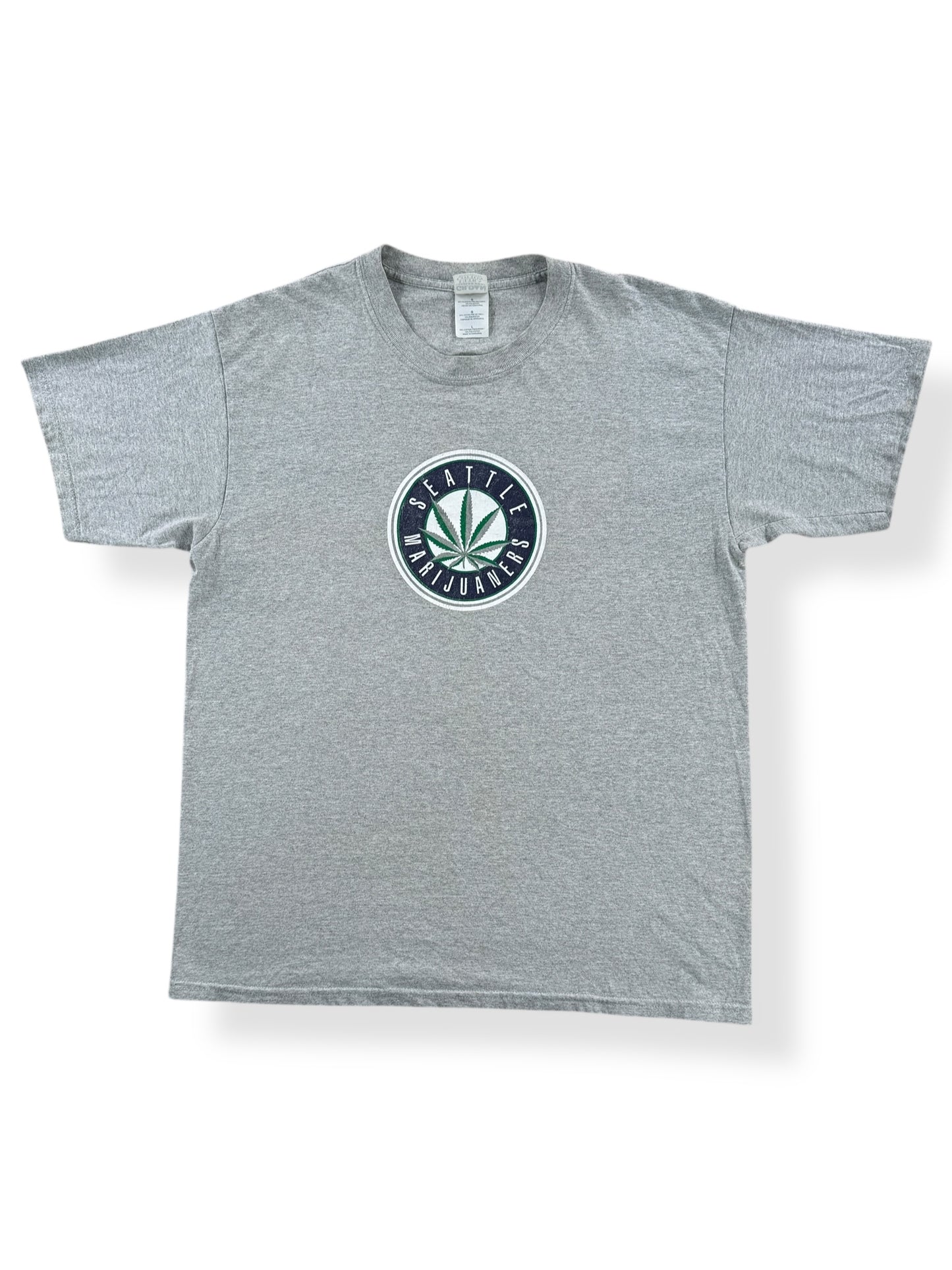 Front of Vintage Seattle Marijuaners Tee SZ L