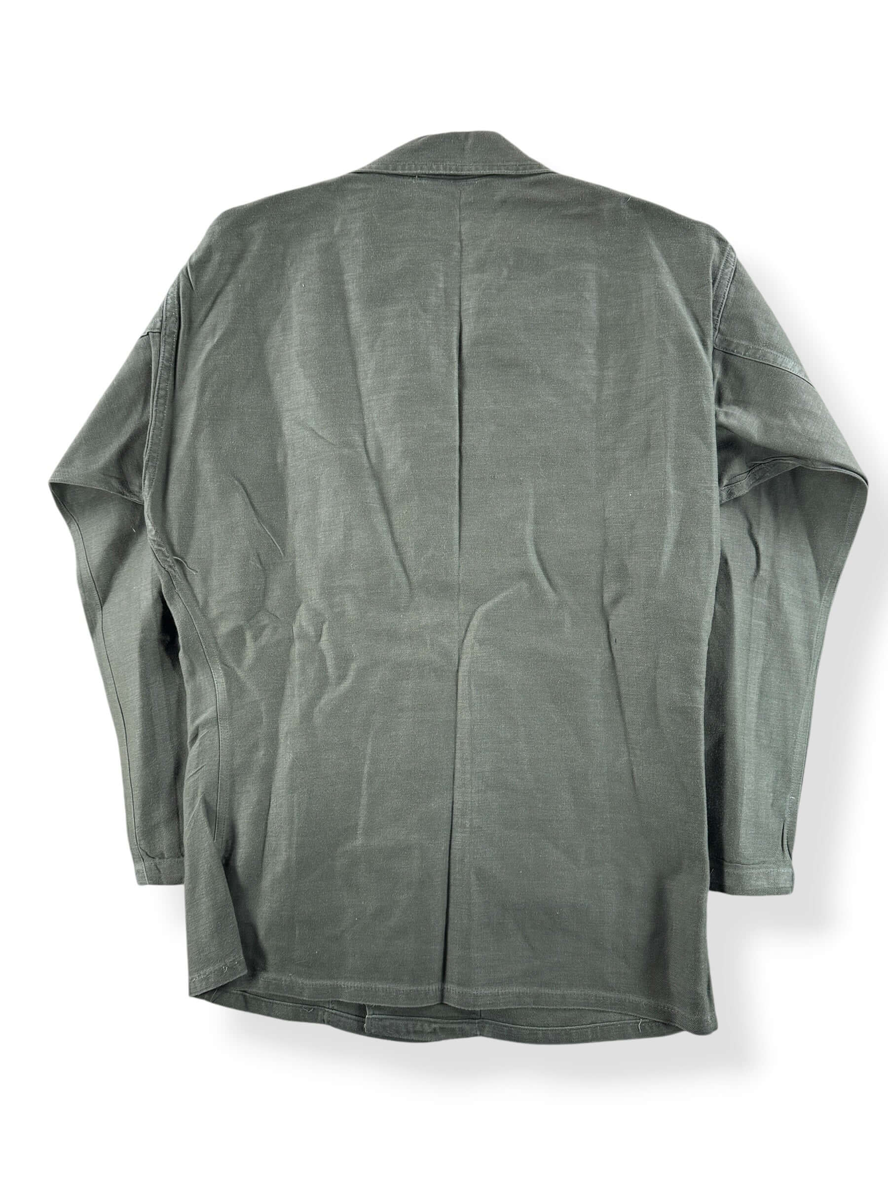 Back of Vintage Vietnam Era OG-107 Shirt SZ M