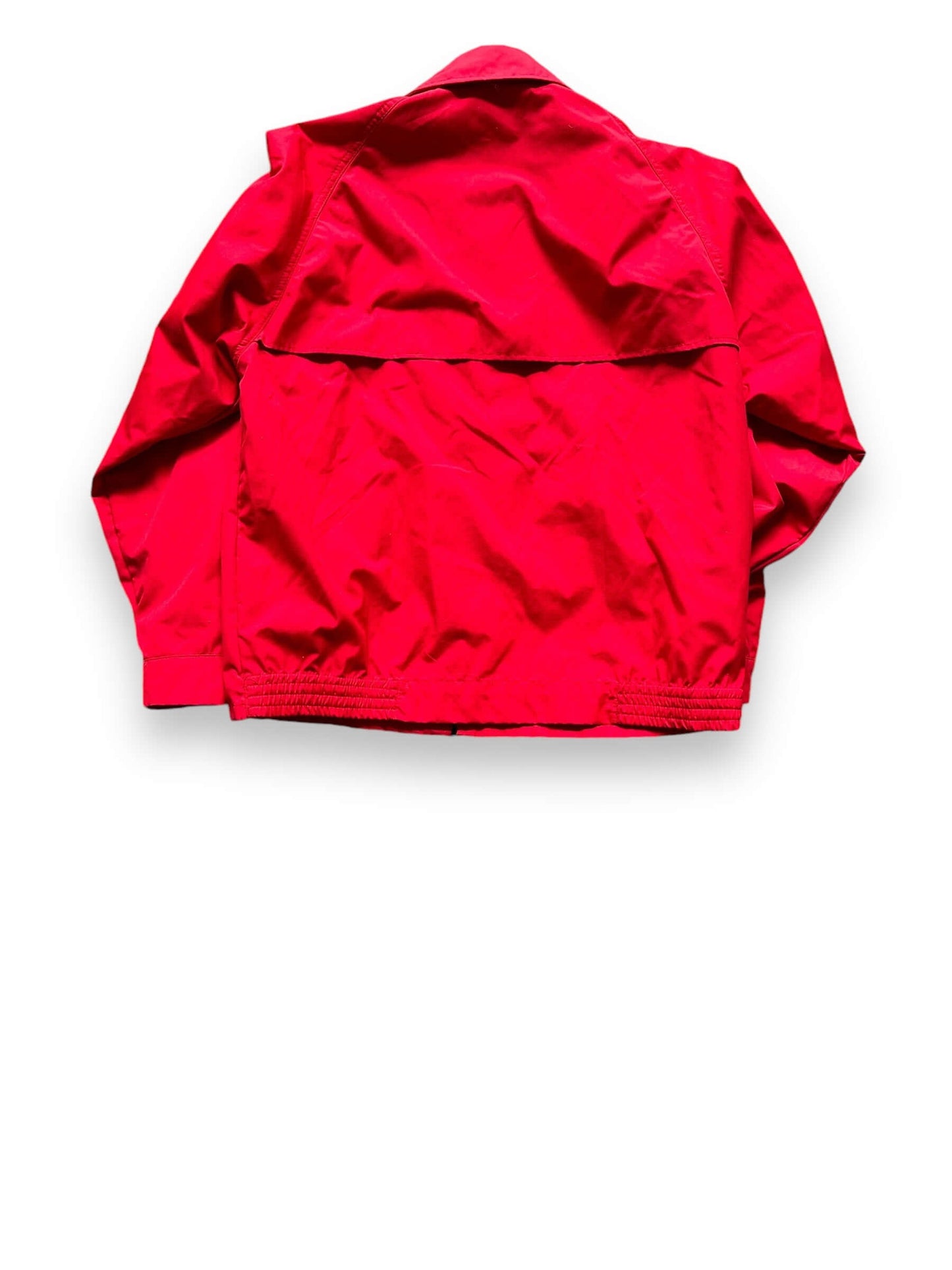 Rear View of Vintage Red Sears Jacket SZ L