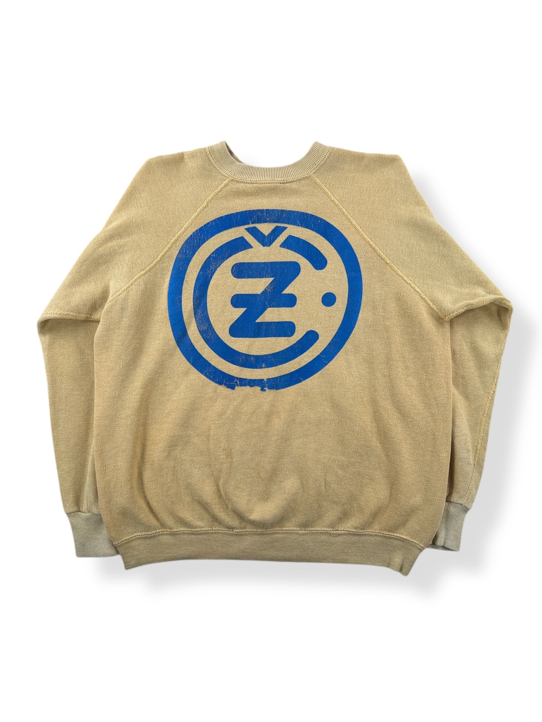 Back of Vintage CZ Motorcycle Crewneck SZ M