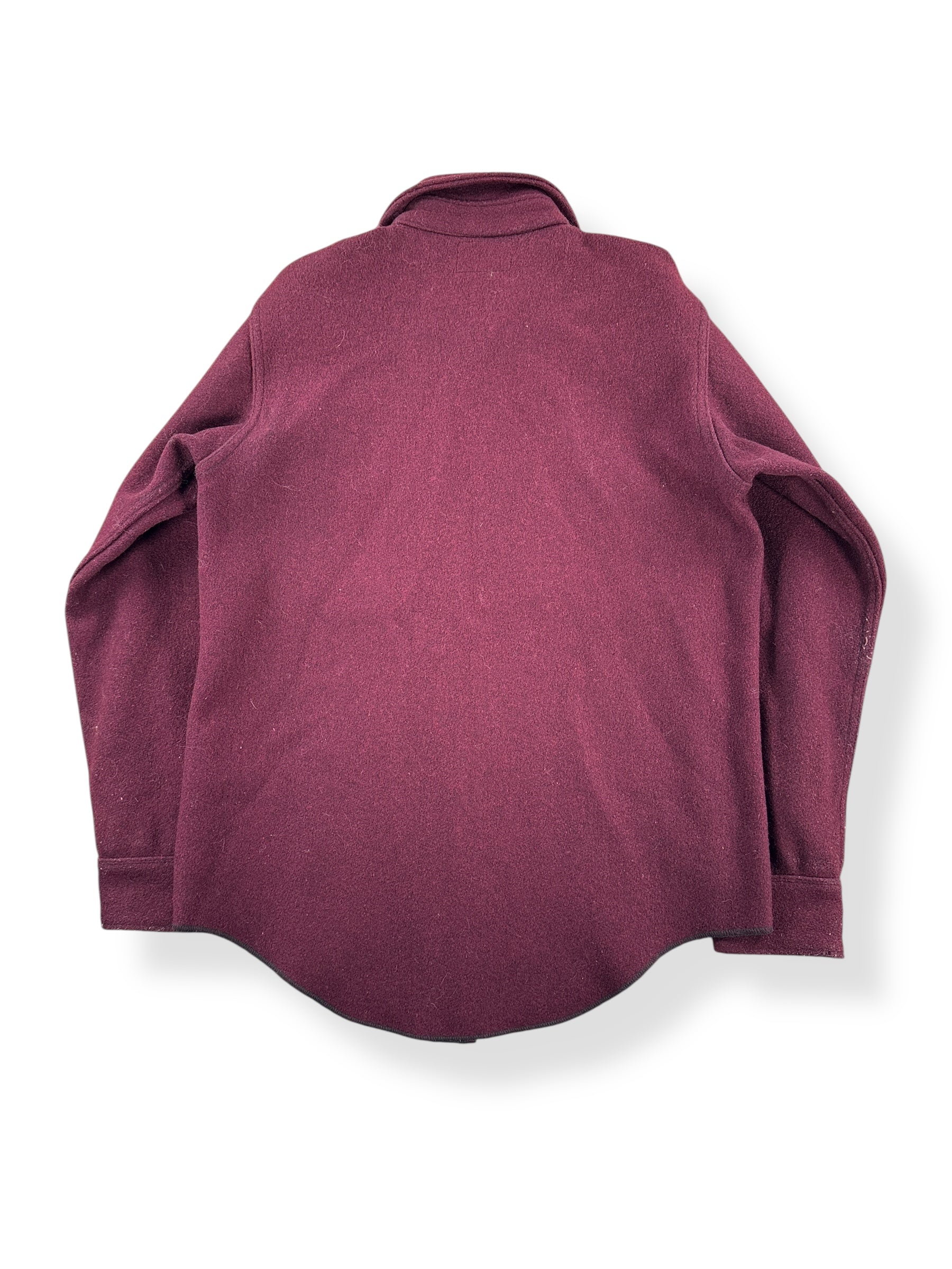 Back of Vintage Maroon CPO Top SZ M AS IS
