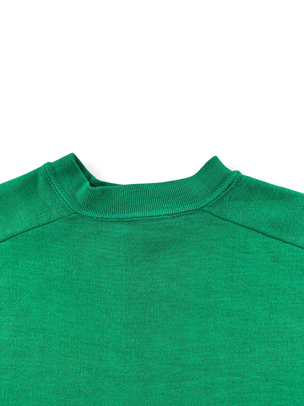 Collar on Vintage 60s Green Crewneck SZ XS