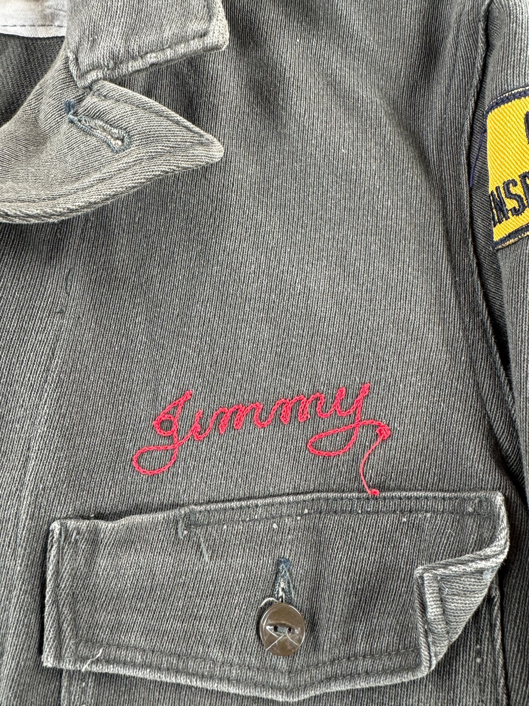 Chainstitch on Vintage Shell Service Station Jacket SZ 38