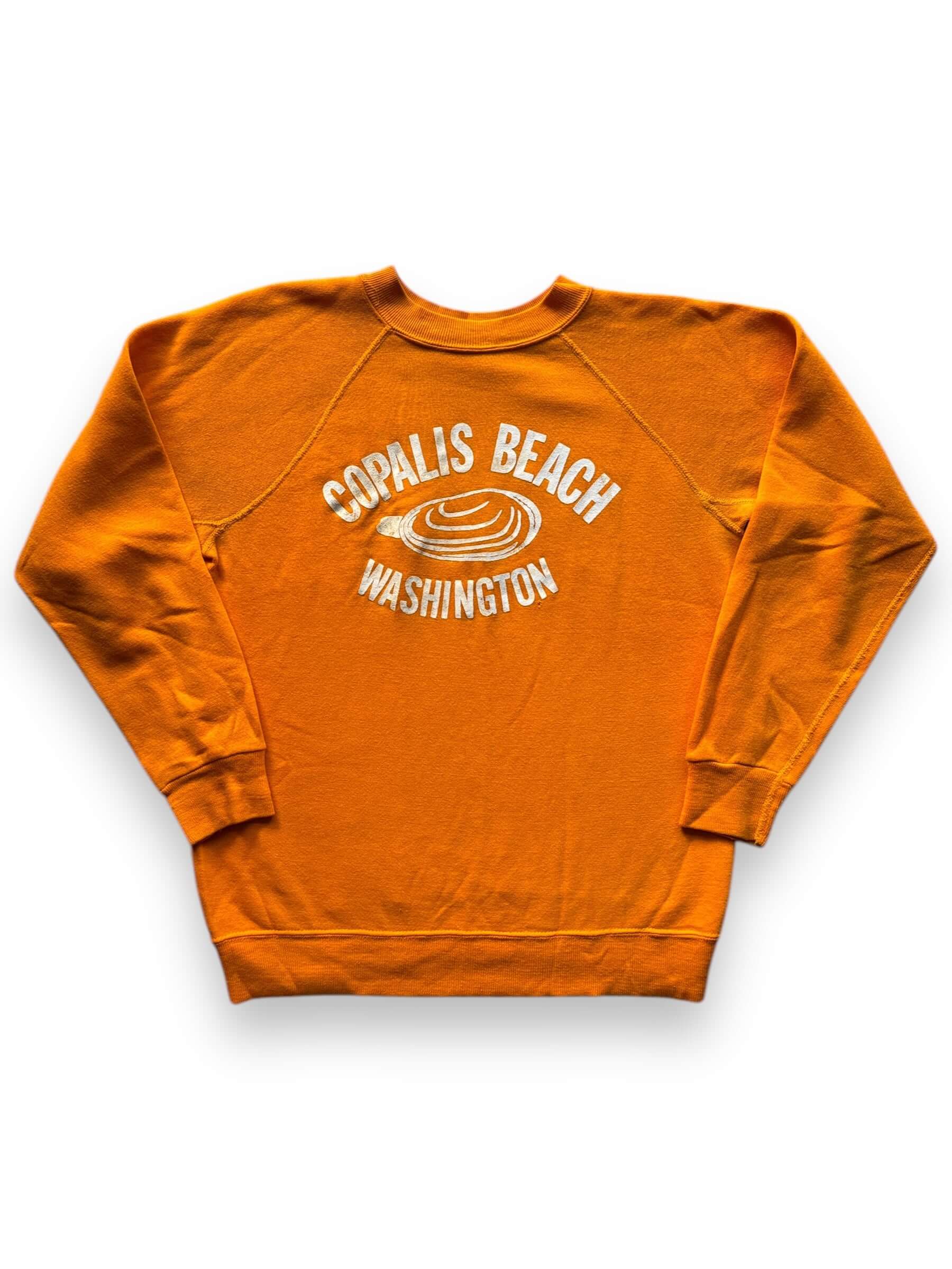 front of Vintage Copalis Beach WA Crewneck SZ M