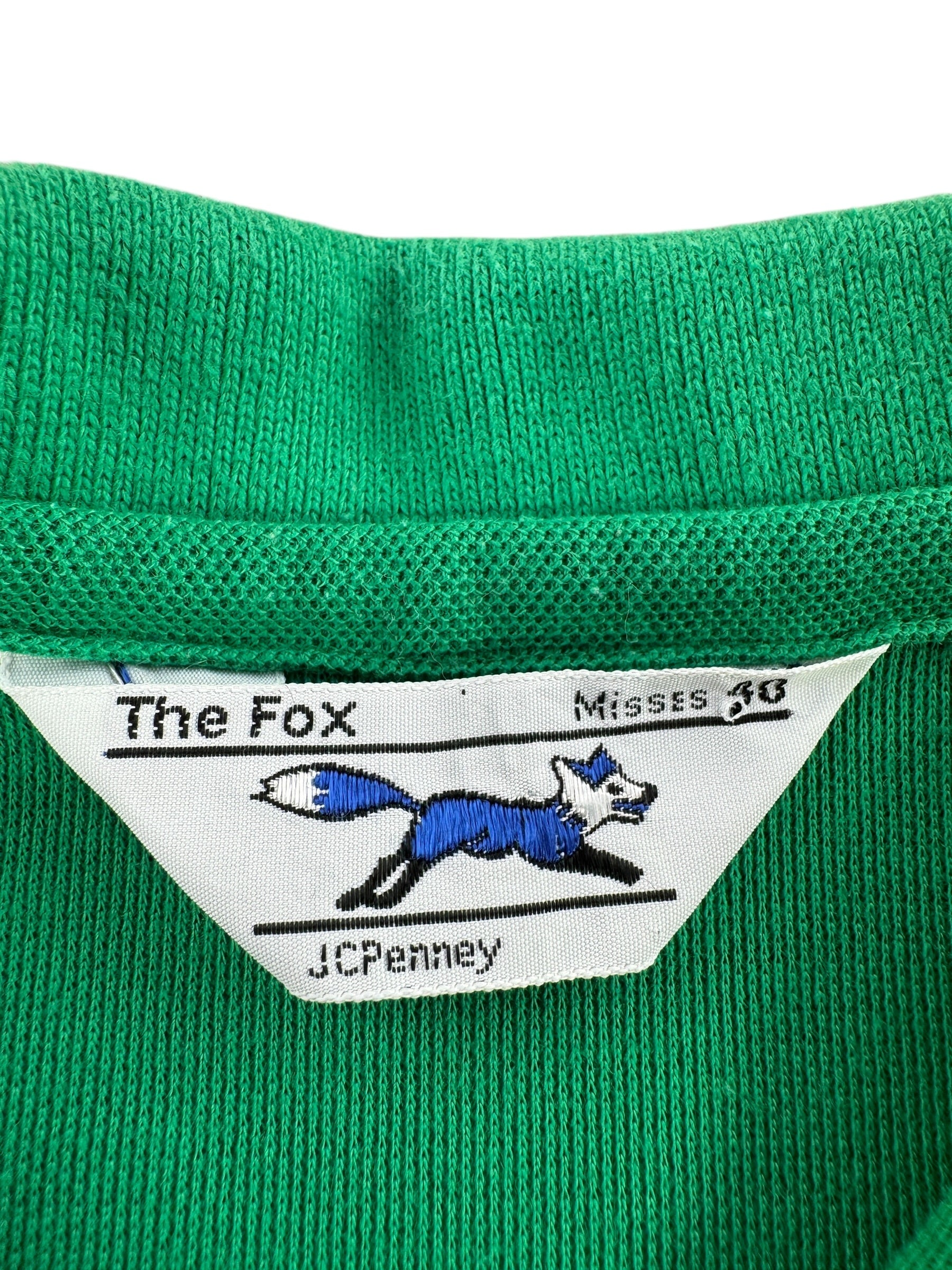 Tag on Vintage JCPenney Fox Polo SZ SZ 40