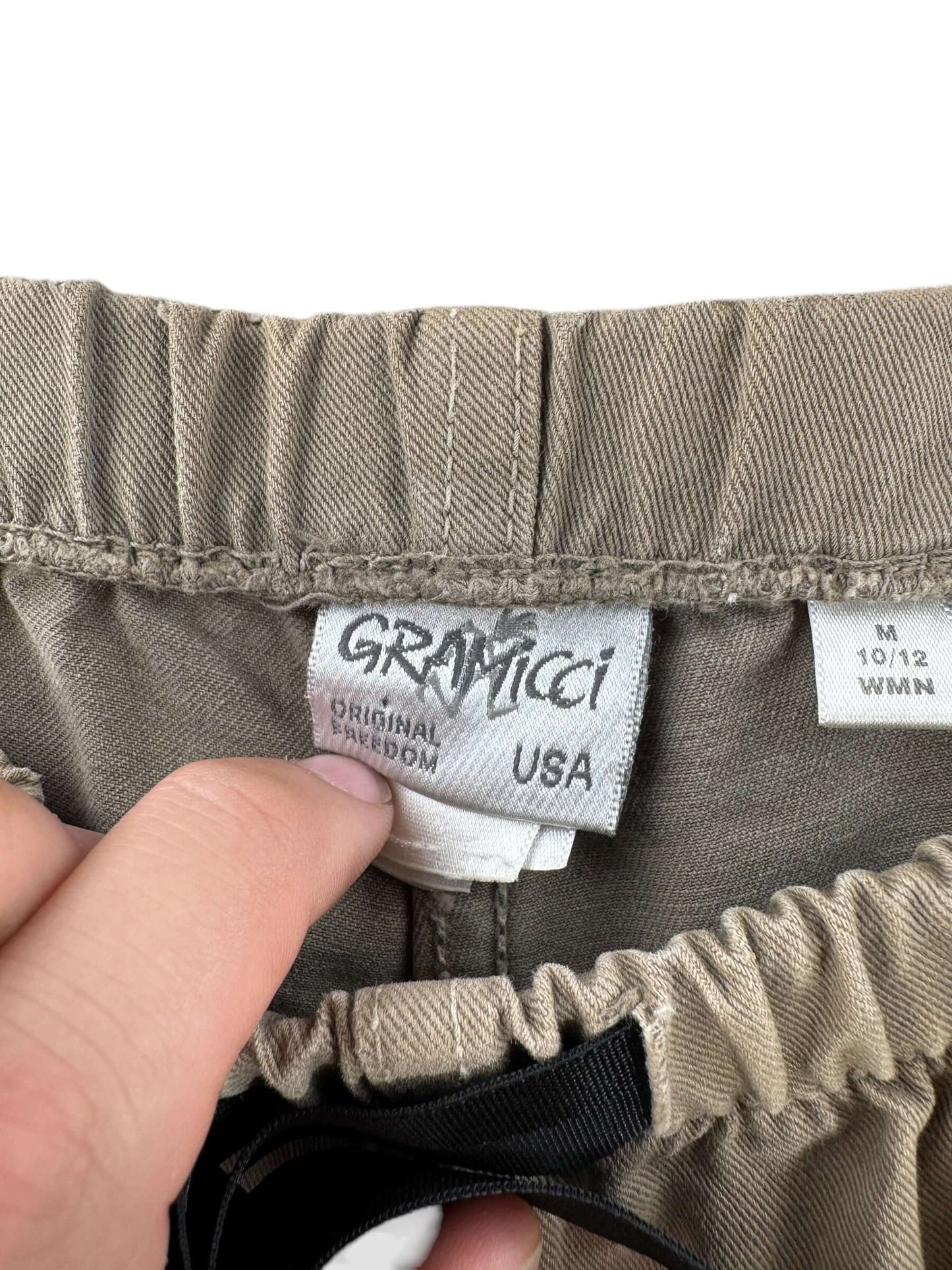 Brand tag on Vintage Gramicci Shorts SZ M