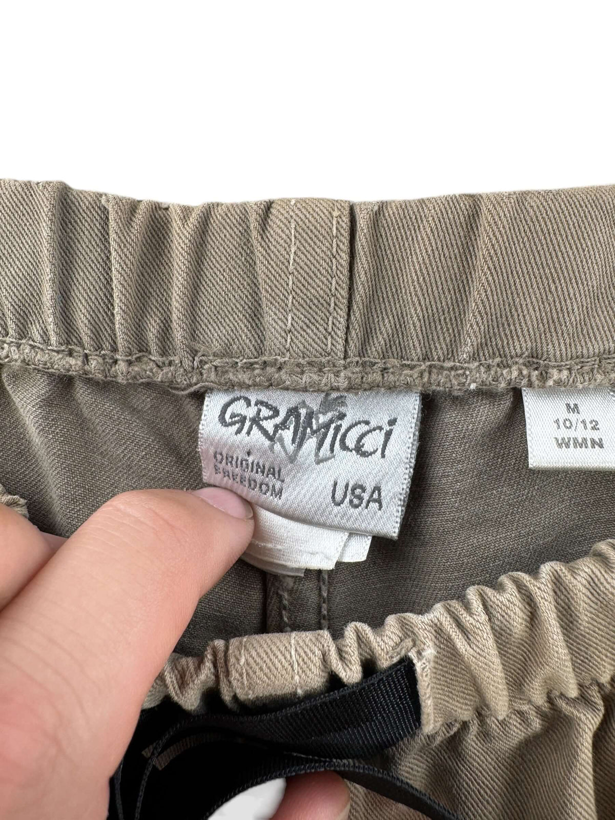 Brand tag on Vintage Gramicci Shorts SZ M