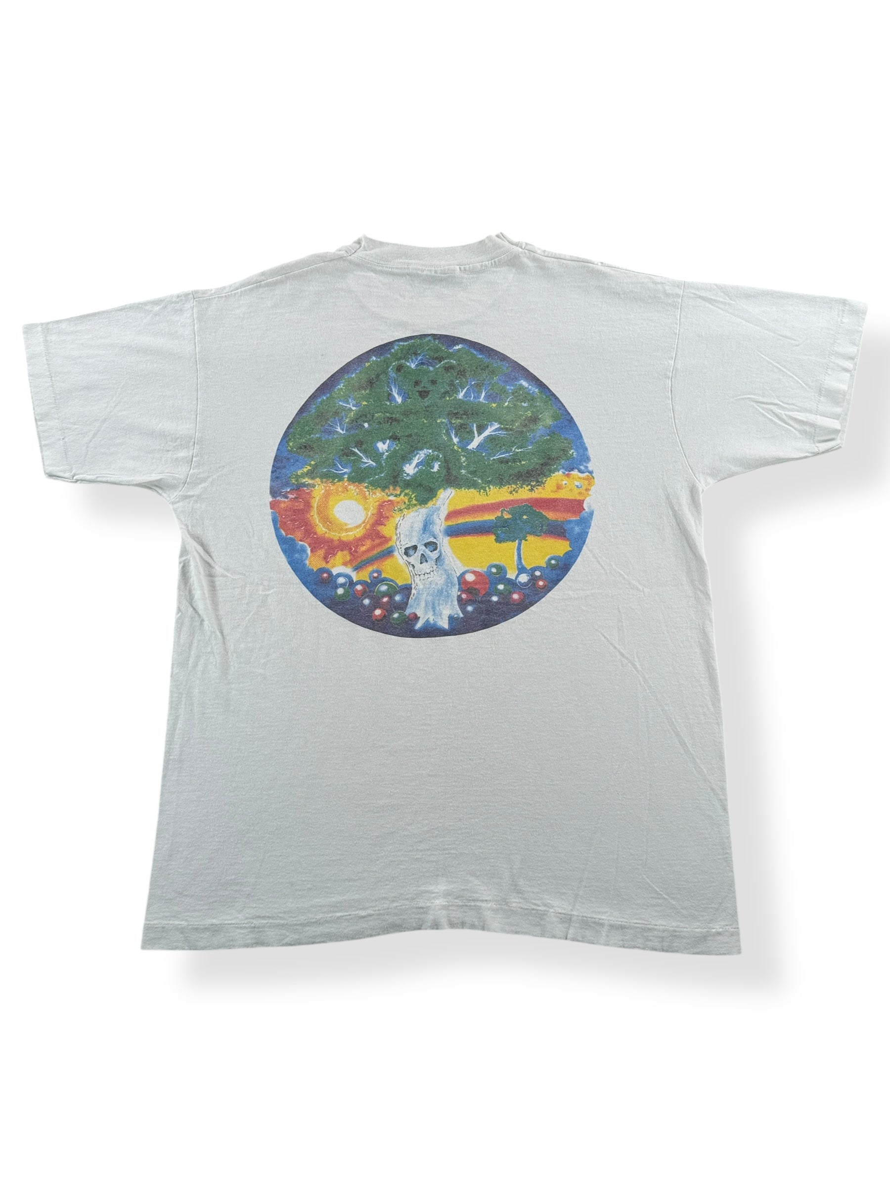 Back of Vintage Peace Bear Grateful Dead Tee SZ XL