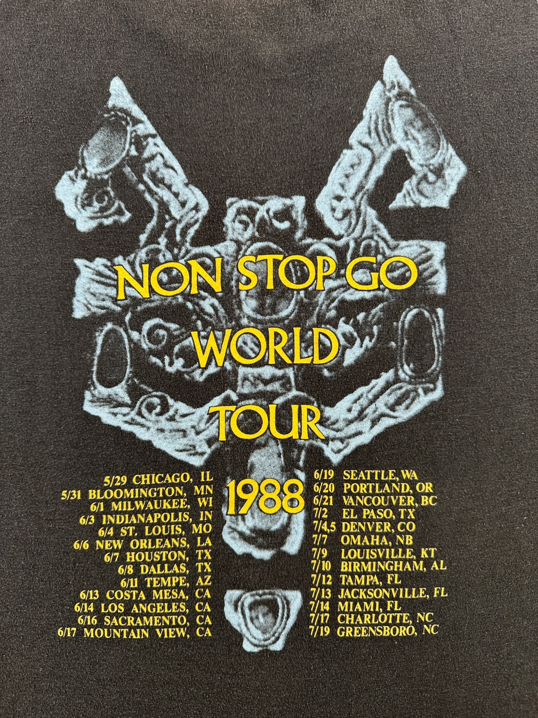 Back Graphic of Vintage '88 Robert Plant Tee SZ L