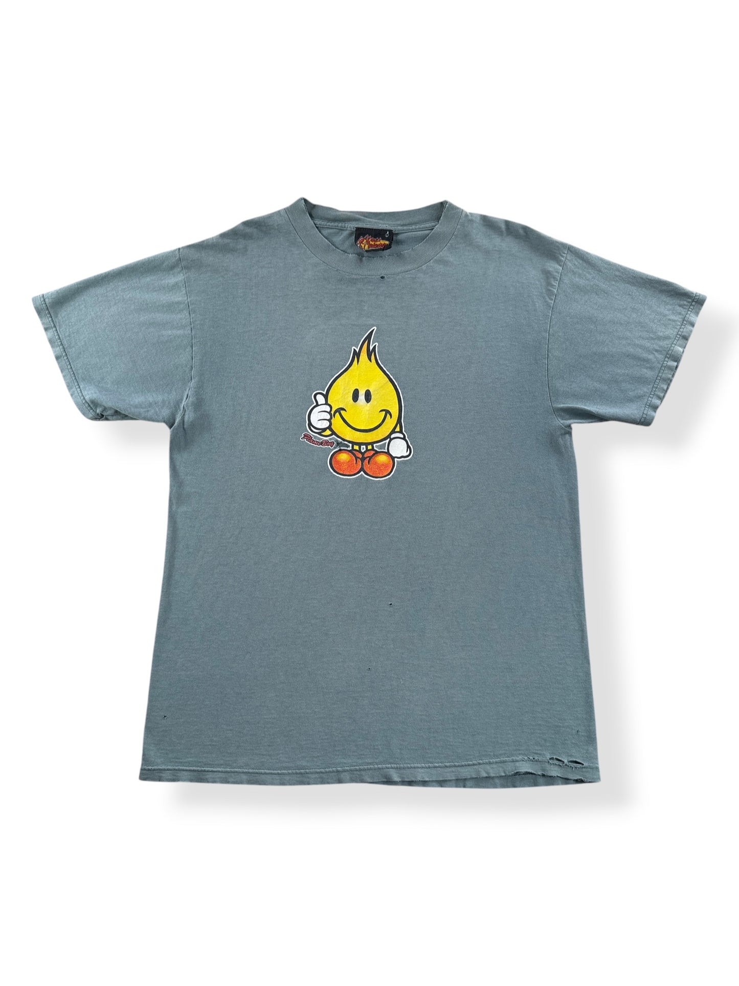 Front of Vintage World Industries Flame Boy Tee SZ L