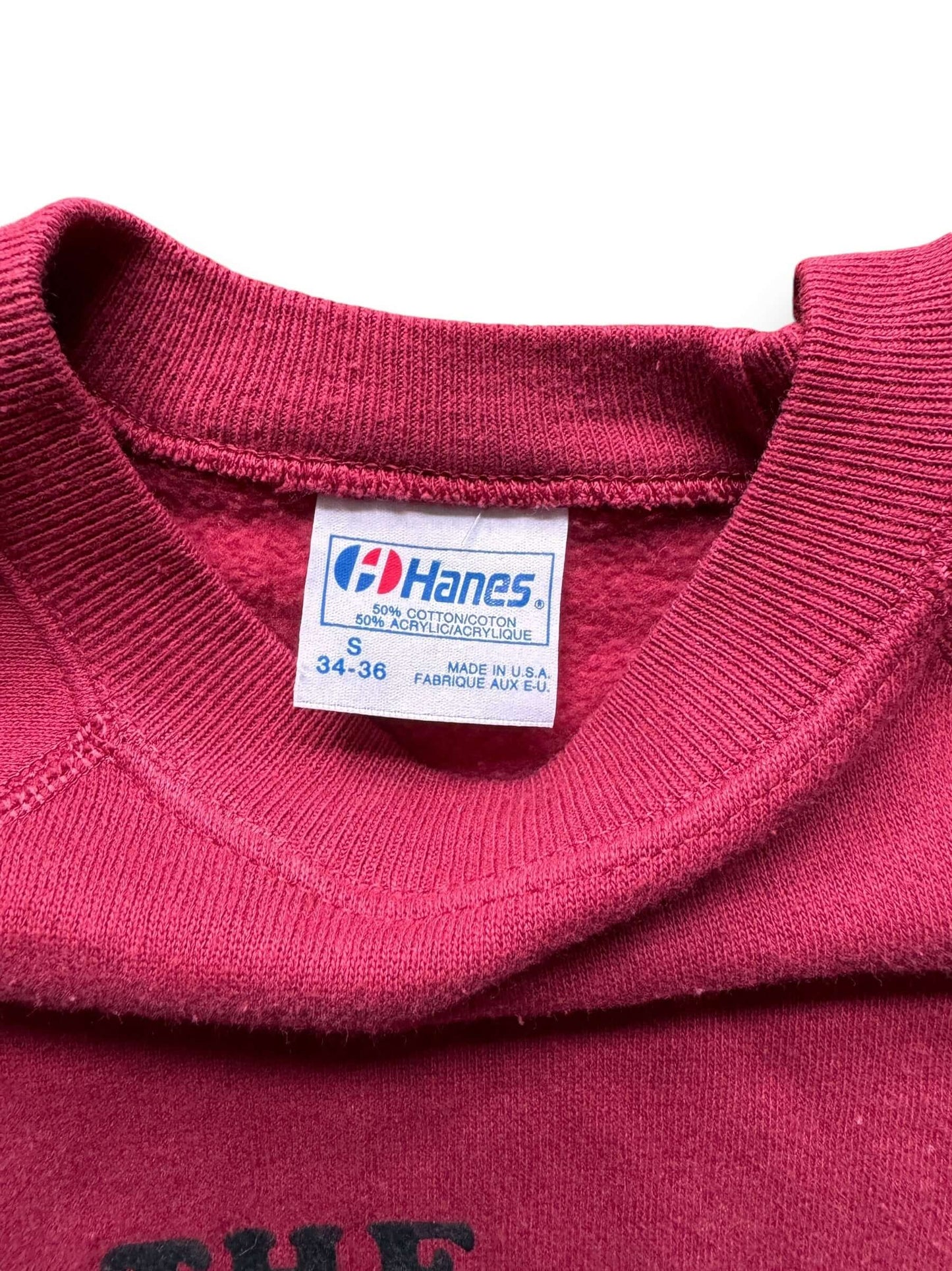 Tag View of Vintage The Godmother Hanes Crewneck SZ S