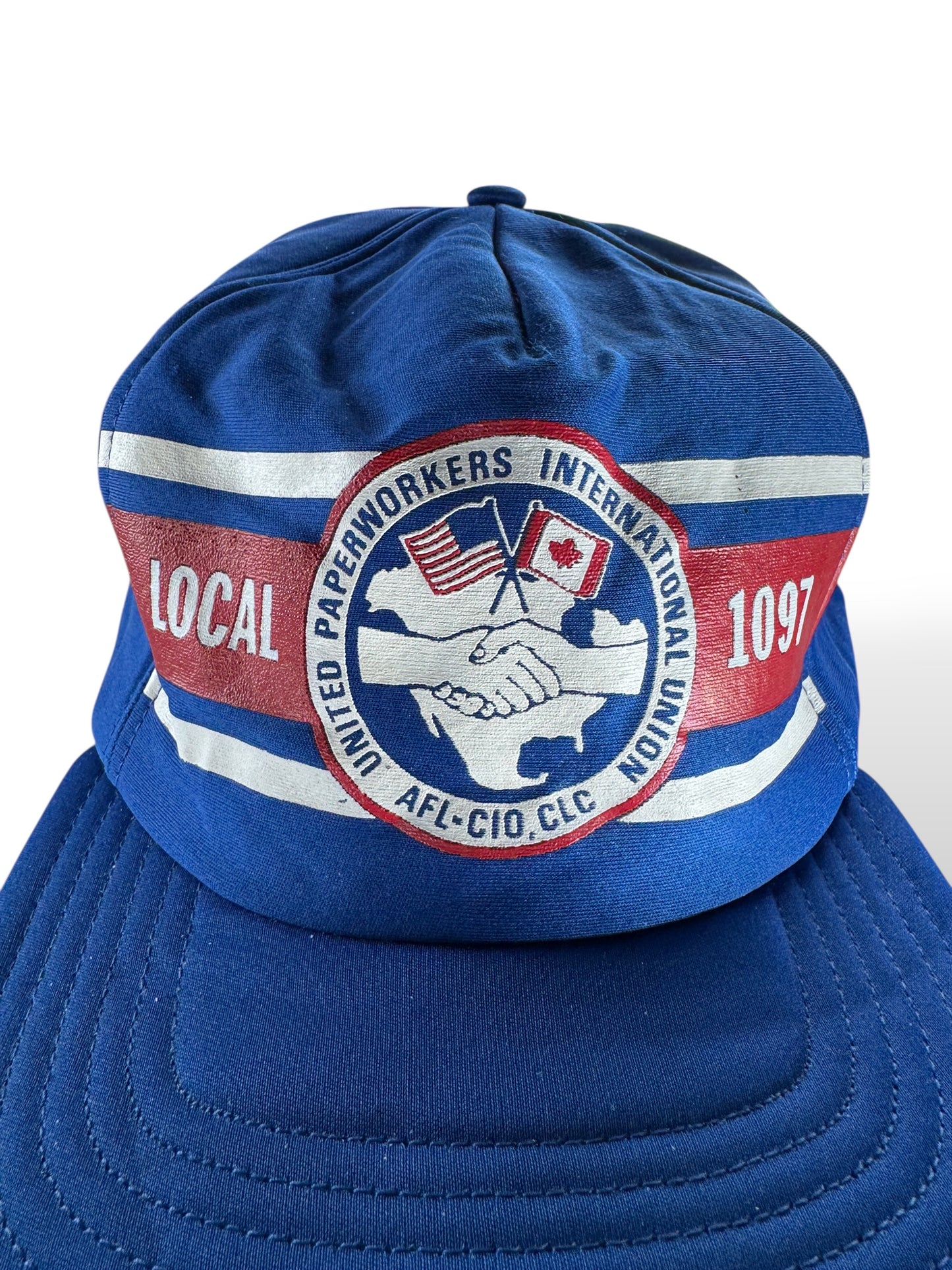 Design on Vintage Local 1097 Union Hat SZ OSFA