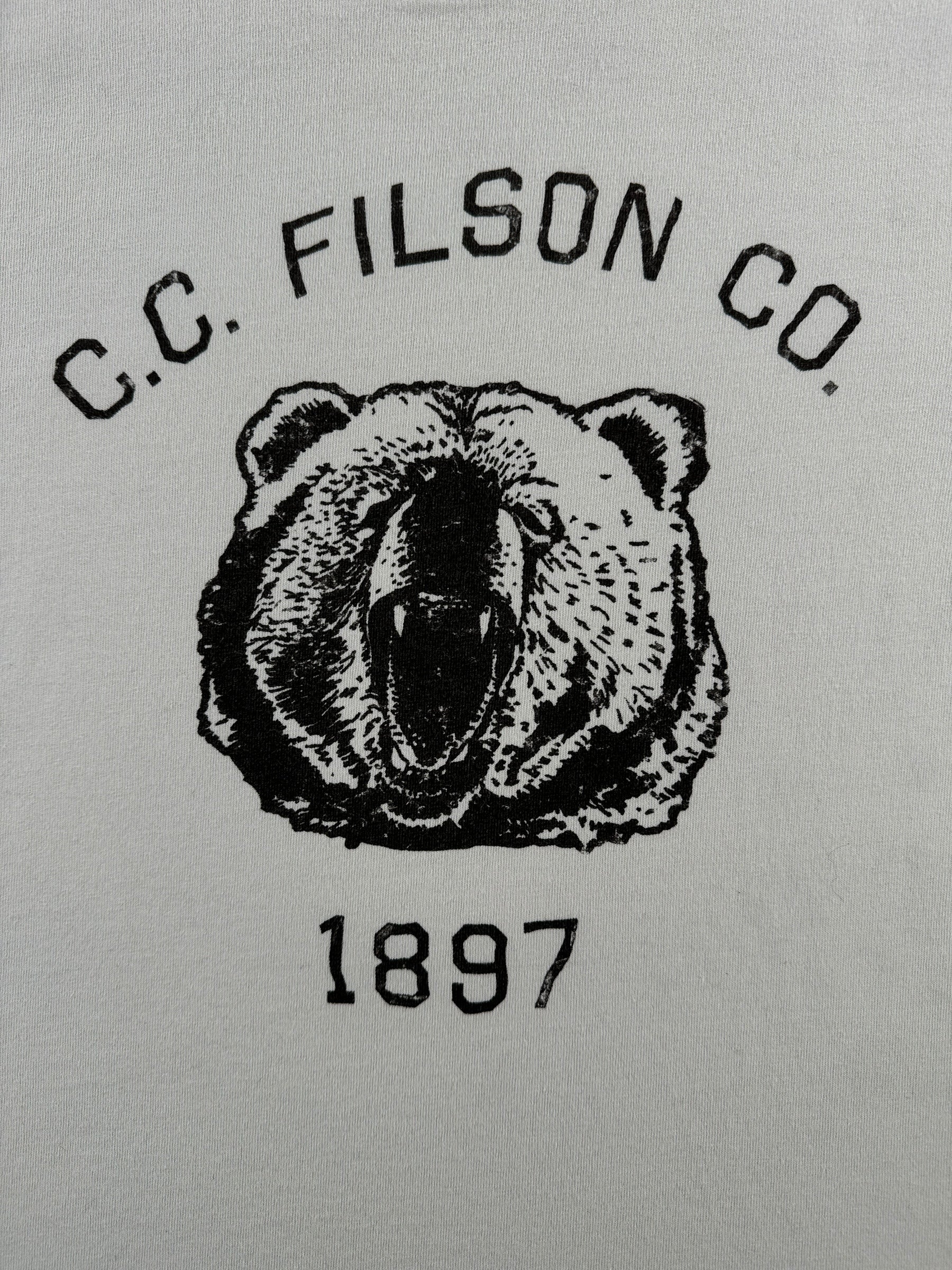 Front Graphic of Modern Filson Bear Tee SZ M