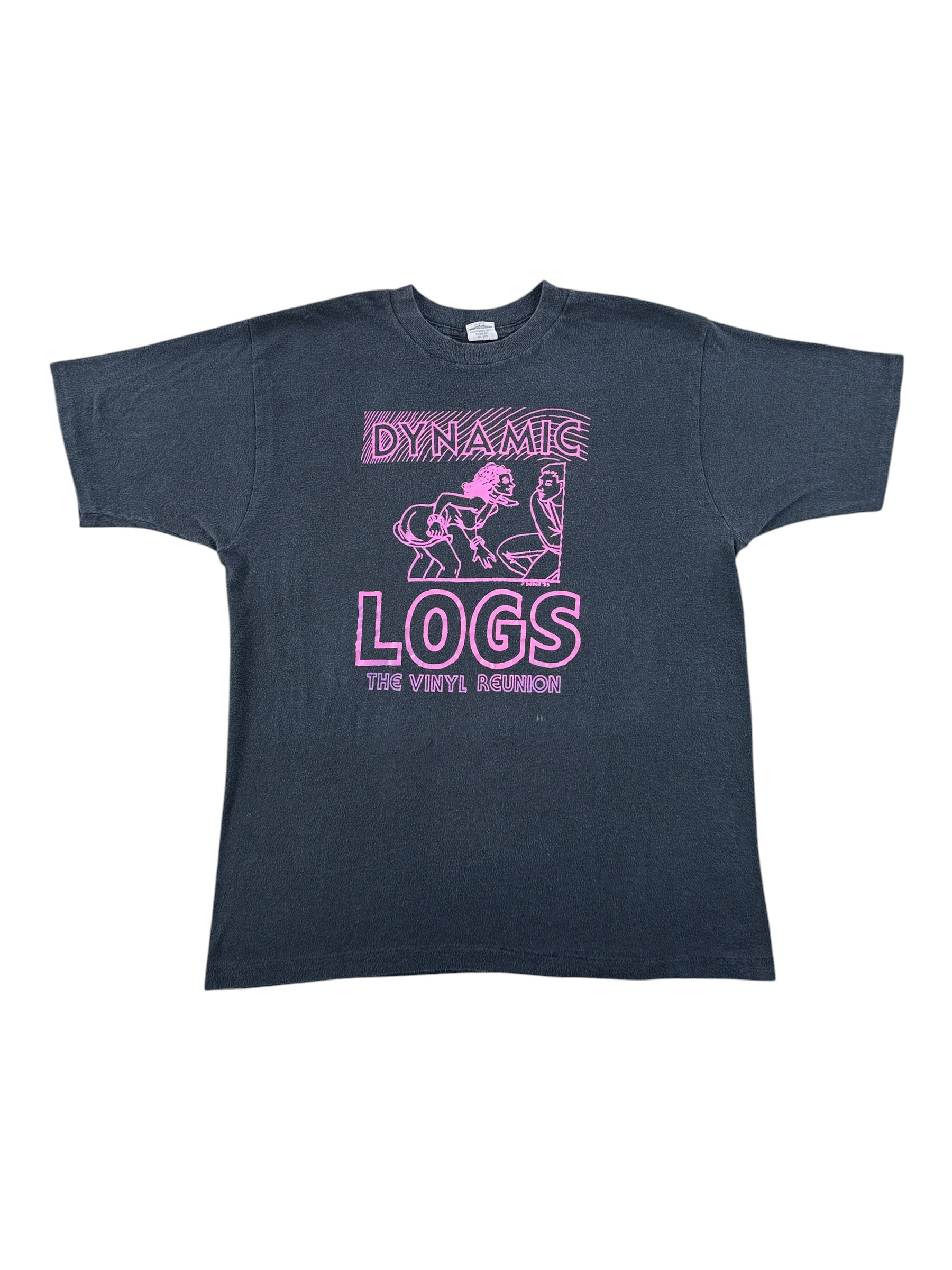 Front of Vintage Seattle Band Dynamic Logs Reunion Tee SZ XL (Fits M)