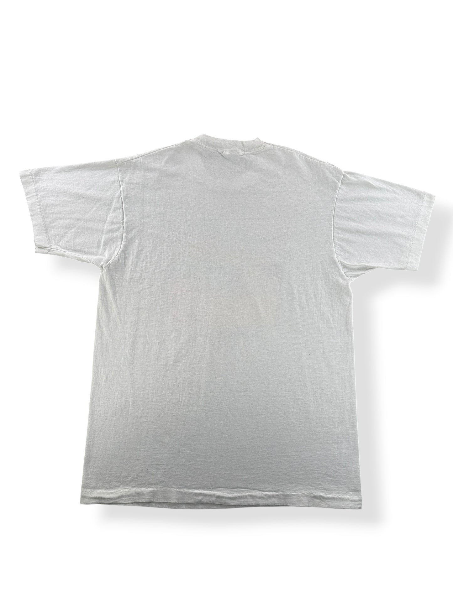 Back of Vintage Salmon Dave Sam and Dave Parody Fish Tee SZ XL (Fits L)