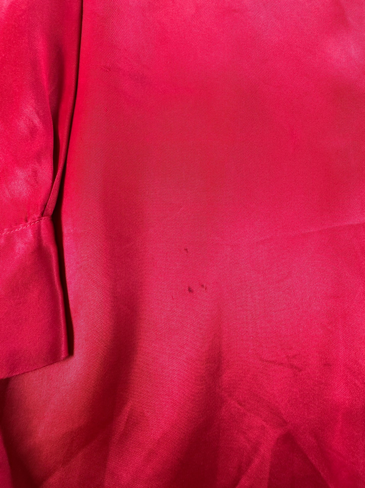 Hole on Vintage 1950s Satin Bowling Shirt SZ L