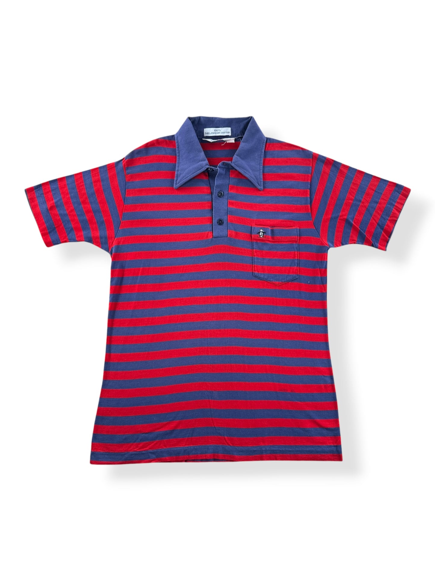 Front of Vintage Grand Slam Striped Polo SZ L (Fits M)