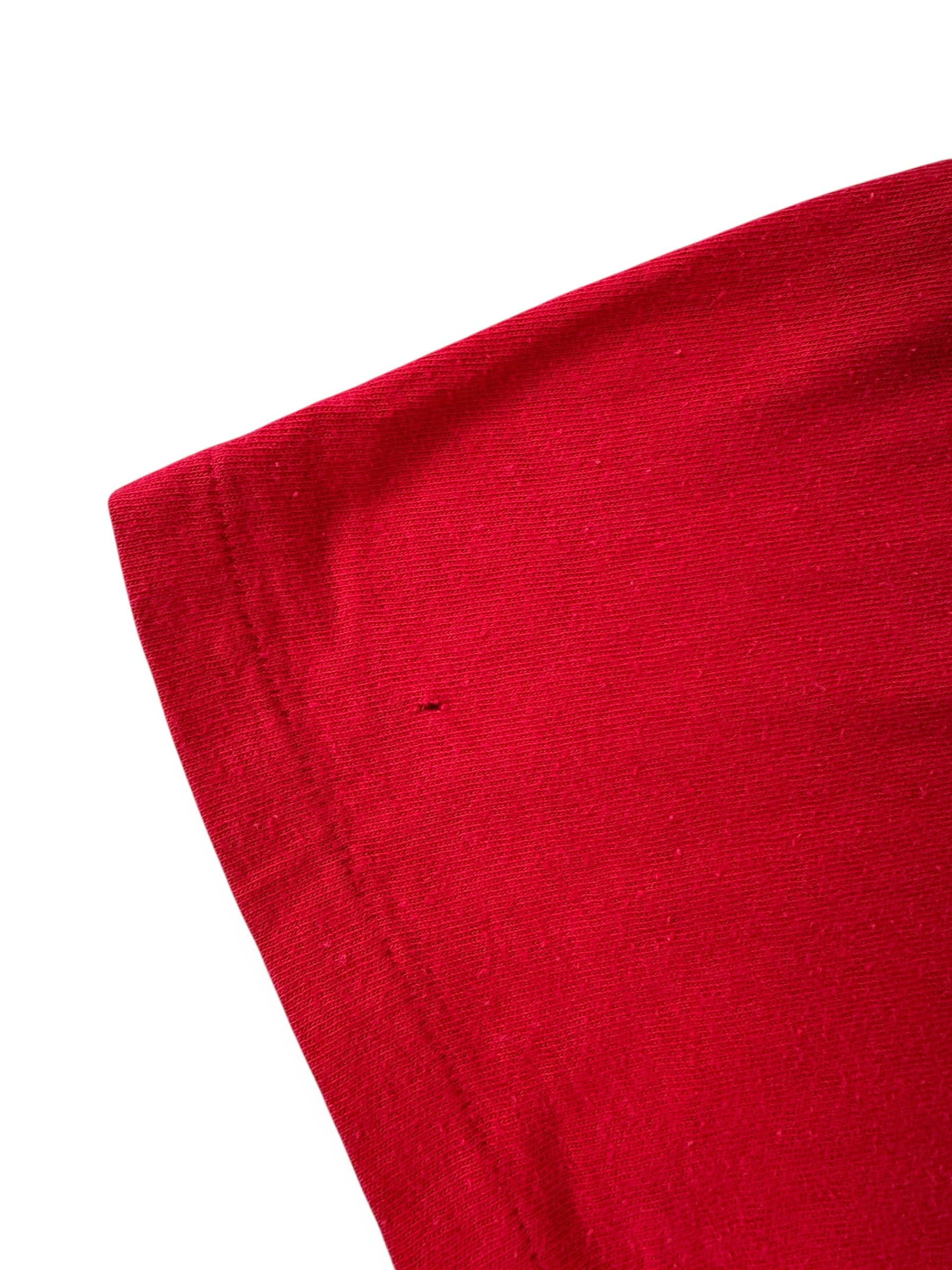 Hole on Vintage 70s Heat Press Snap-On Tee SZ L (Fits M)