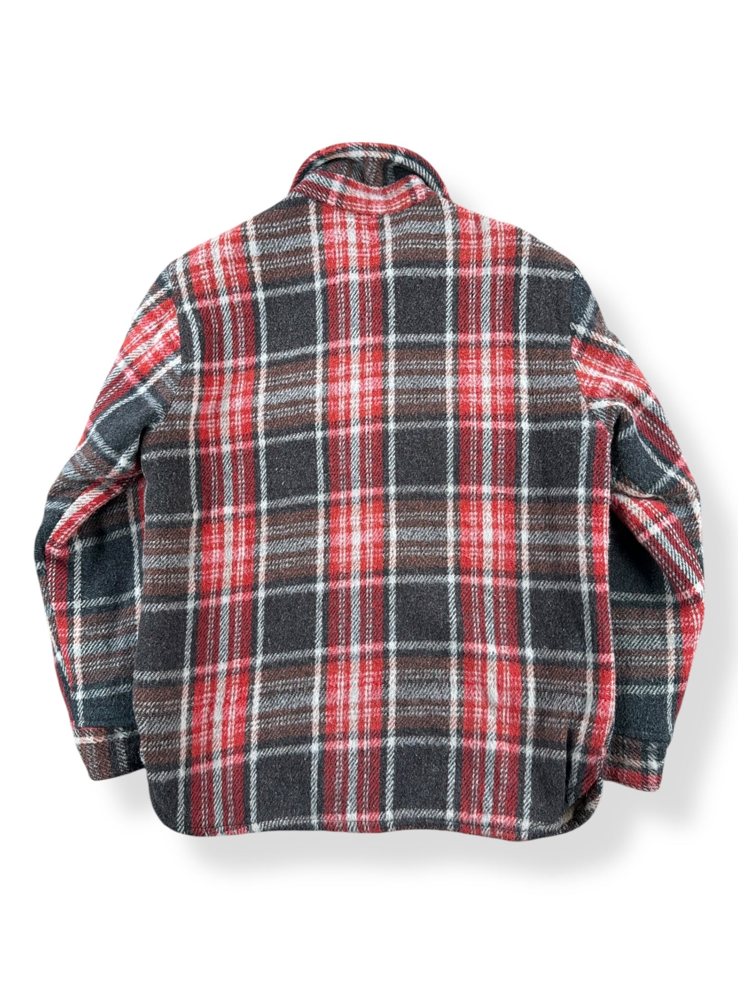 Back of Vintage Kmart CPO Wool Flannel Coat SZ S