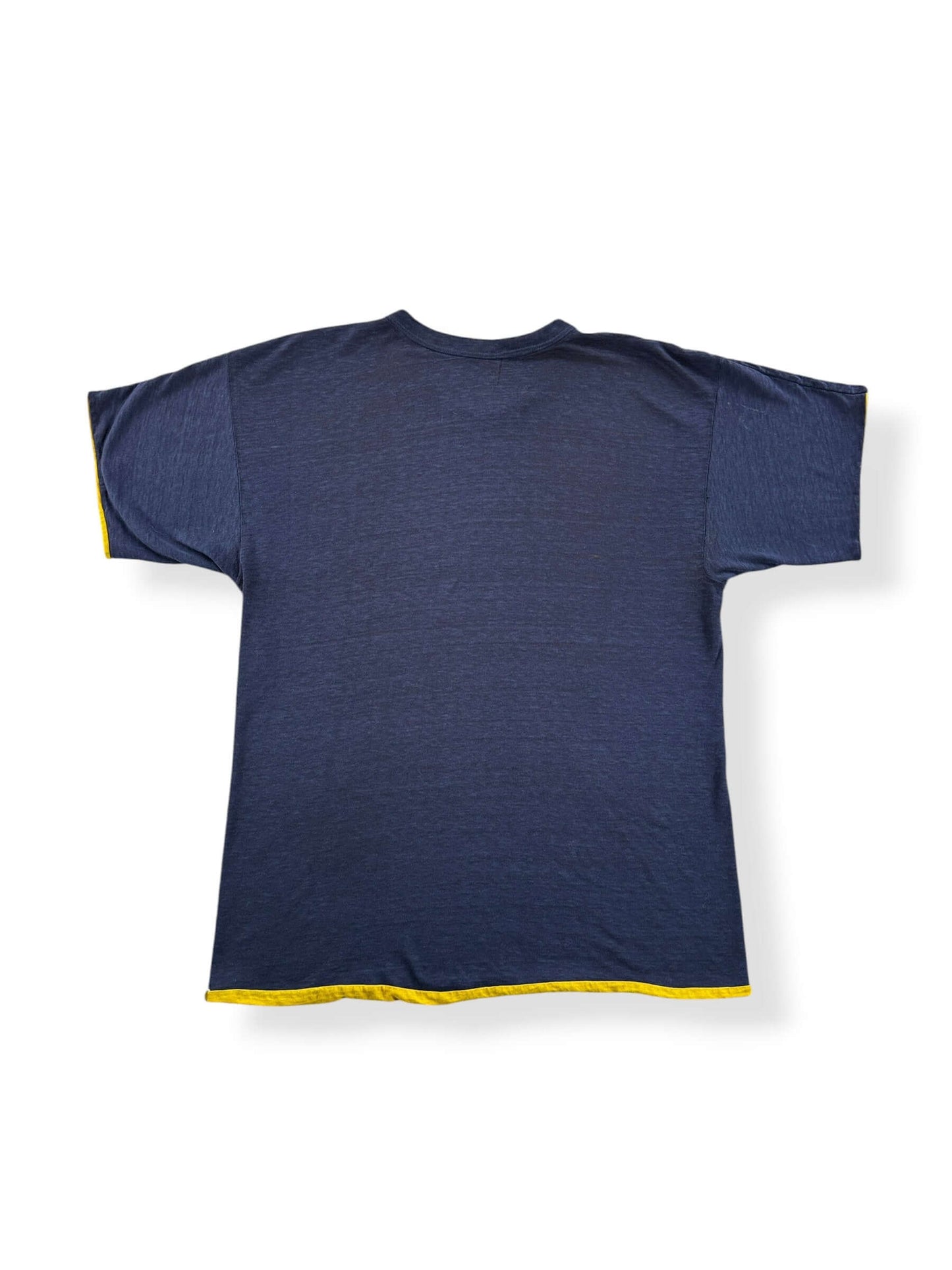 Back of Vintage Double Front Notre Dame Tee SZ M