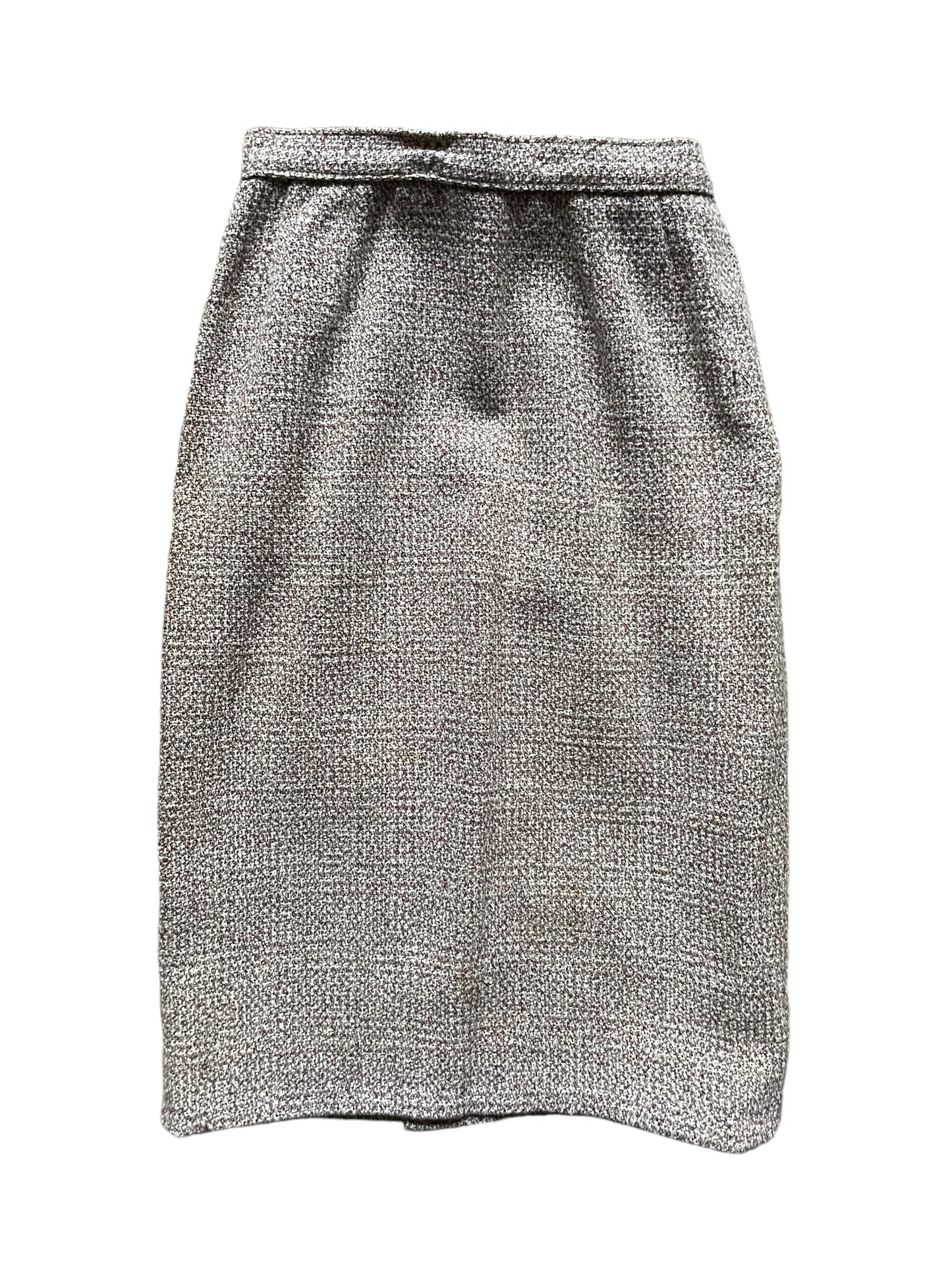 Full front of skirtVintage 1950s Wool Skirt and Top Set SZ M  |  Barn Owl Vintage Skirt Sets | Seattle Vintage Skirts