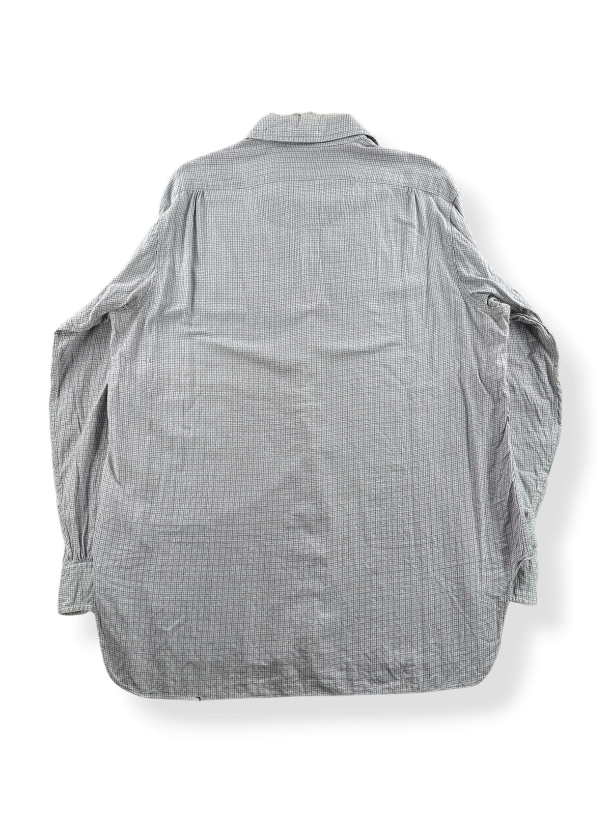 Back of Vintage 1940s Pilgrim Button Up Shirt SZ XL