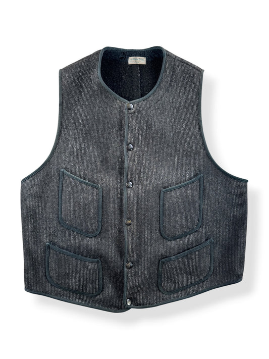 Front of Vintage 40s Era JC Penney Browns Beach Style Vest SZ 42