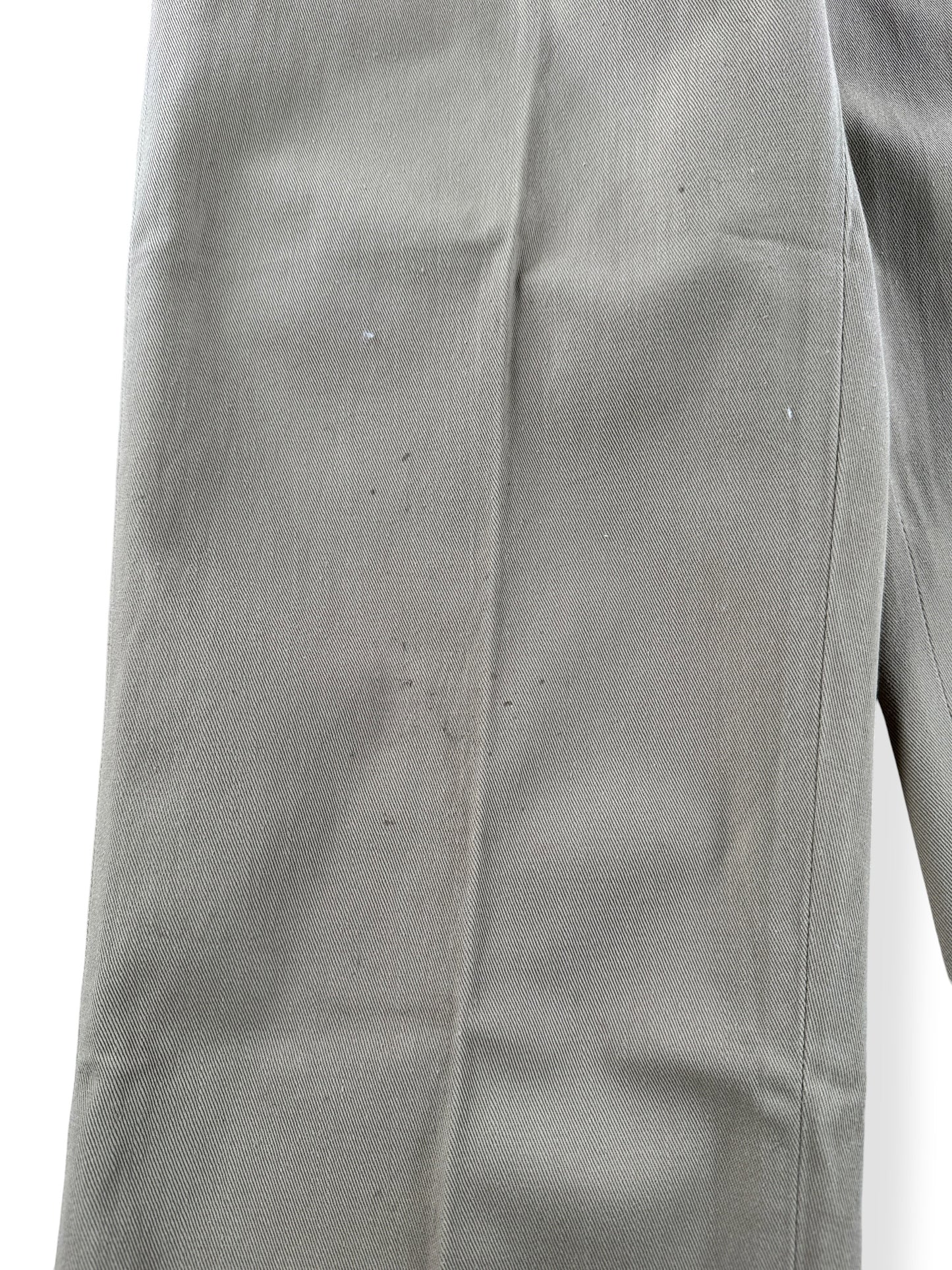 Stain on Vintage 50s Big Mac Double Barrel Twill Cotton Work Pants W30