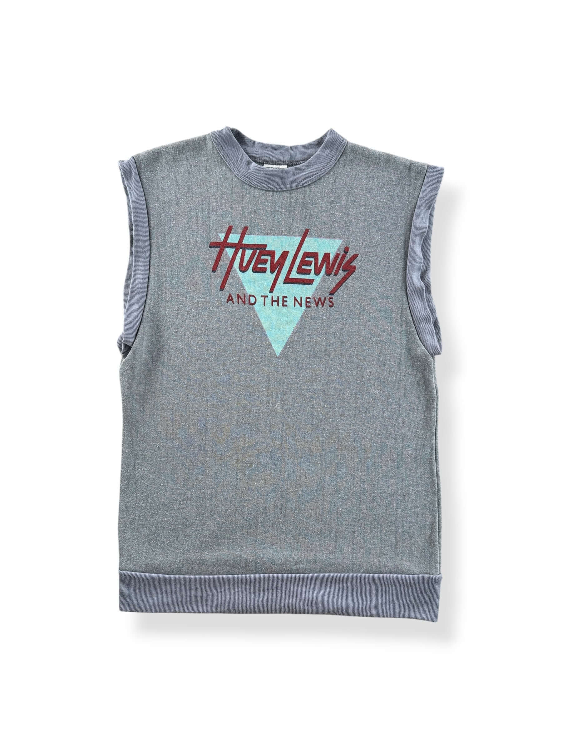 Front of Vintage Huey Lewis And The News Tank Crewneck SZ M (Fits XS)