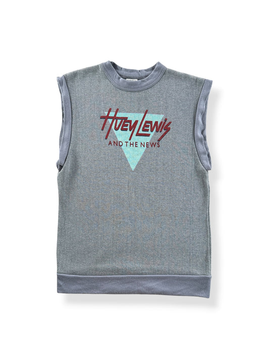 Front of Vintage Huey Lewis And The News Tank Crewneck SZ M (Fits XS)