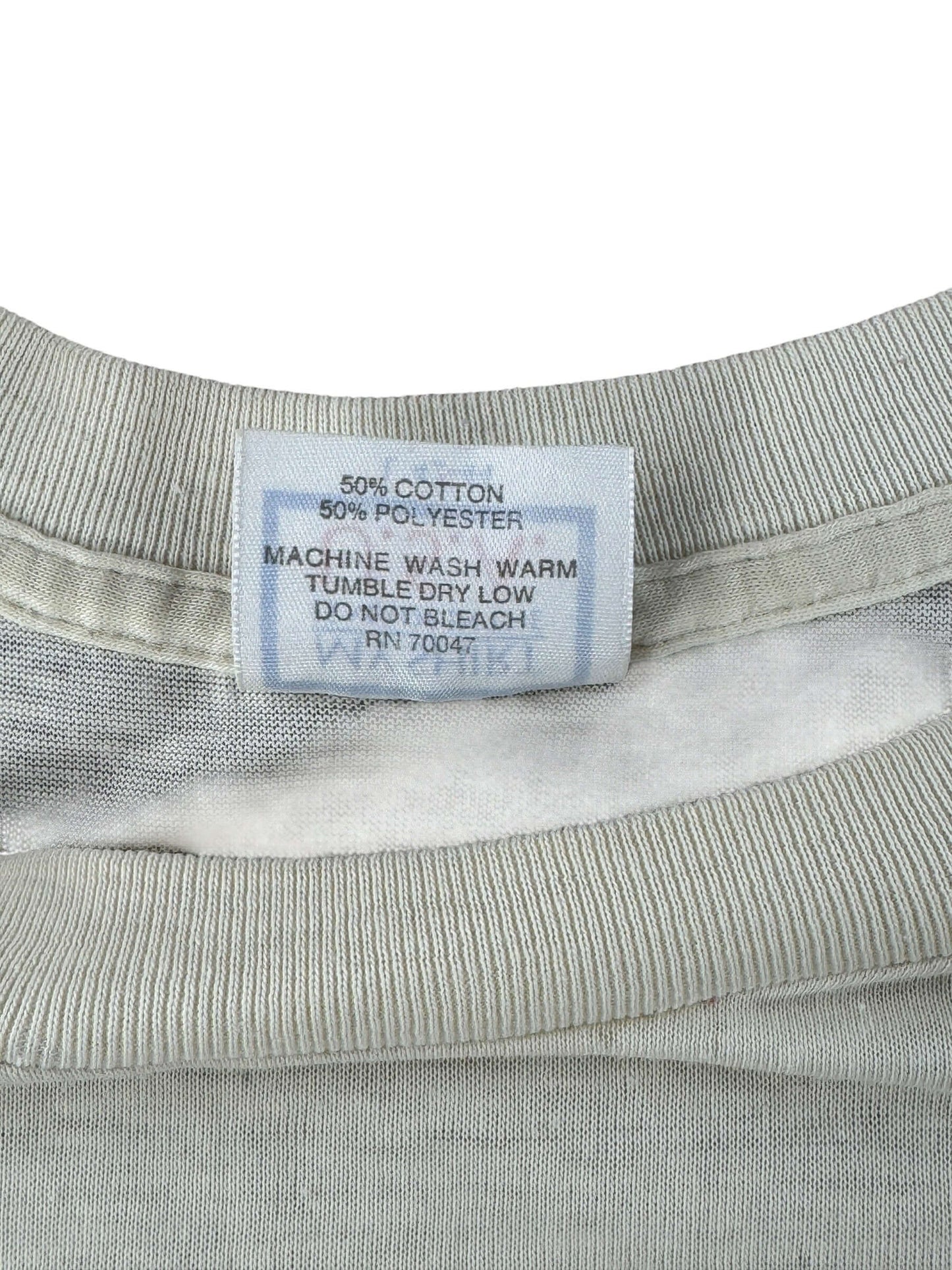 Back of tag on Vintage Seattle College Computer Tee SZ L (Fits S)