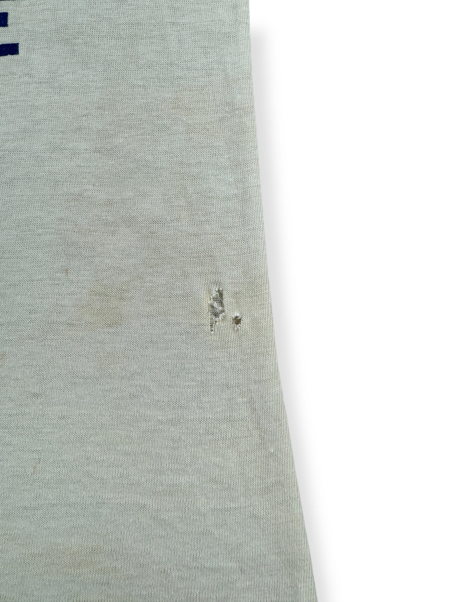 Holes on Vintage American Legion New Hampshire Boys State Ringer Tee SZ S