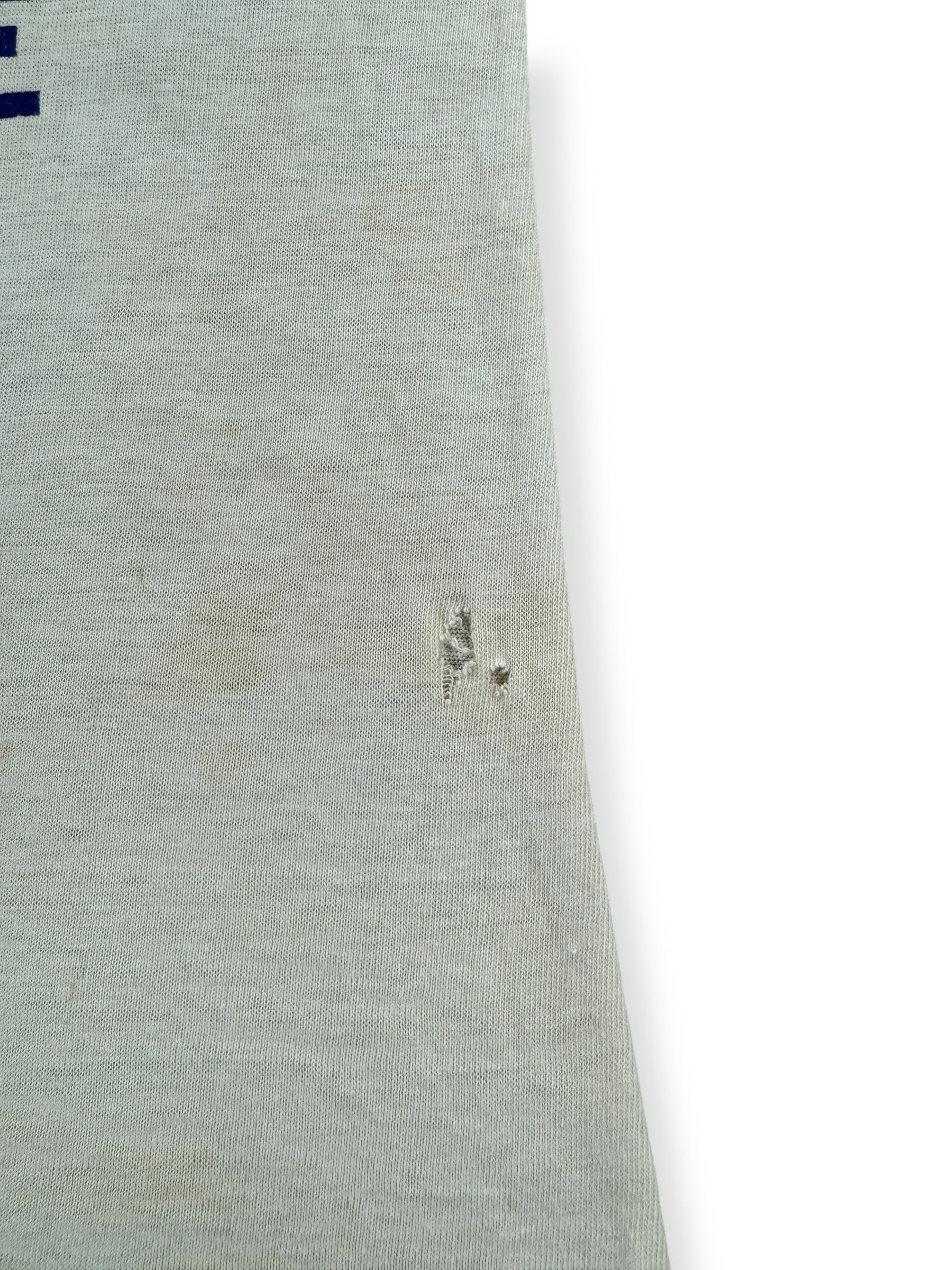 Holes on Vintage American Legion New Hampshire Boys State Ringer Tee SZ S