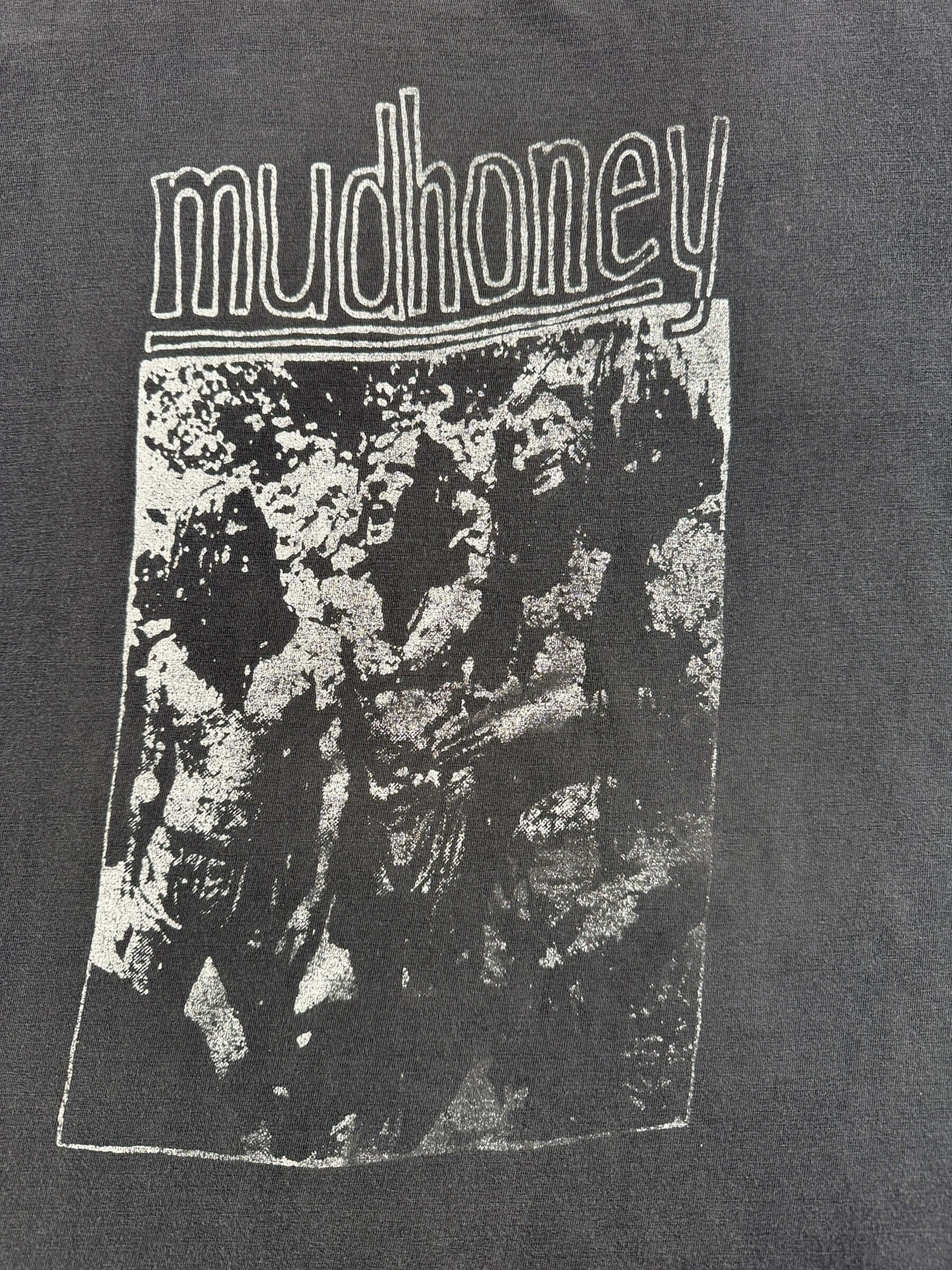 Graphic of Vintage Late 80s Era Mudhoney Band Tee SZ XL